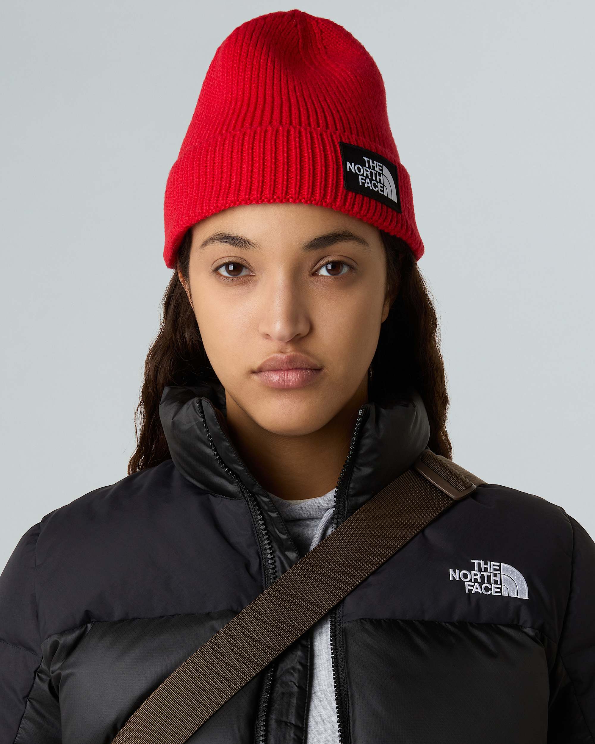 TNF Logo Box Cuffed Beanie | The North Face UK