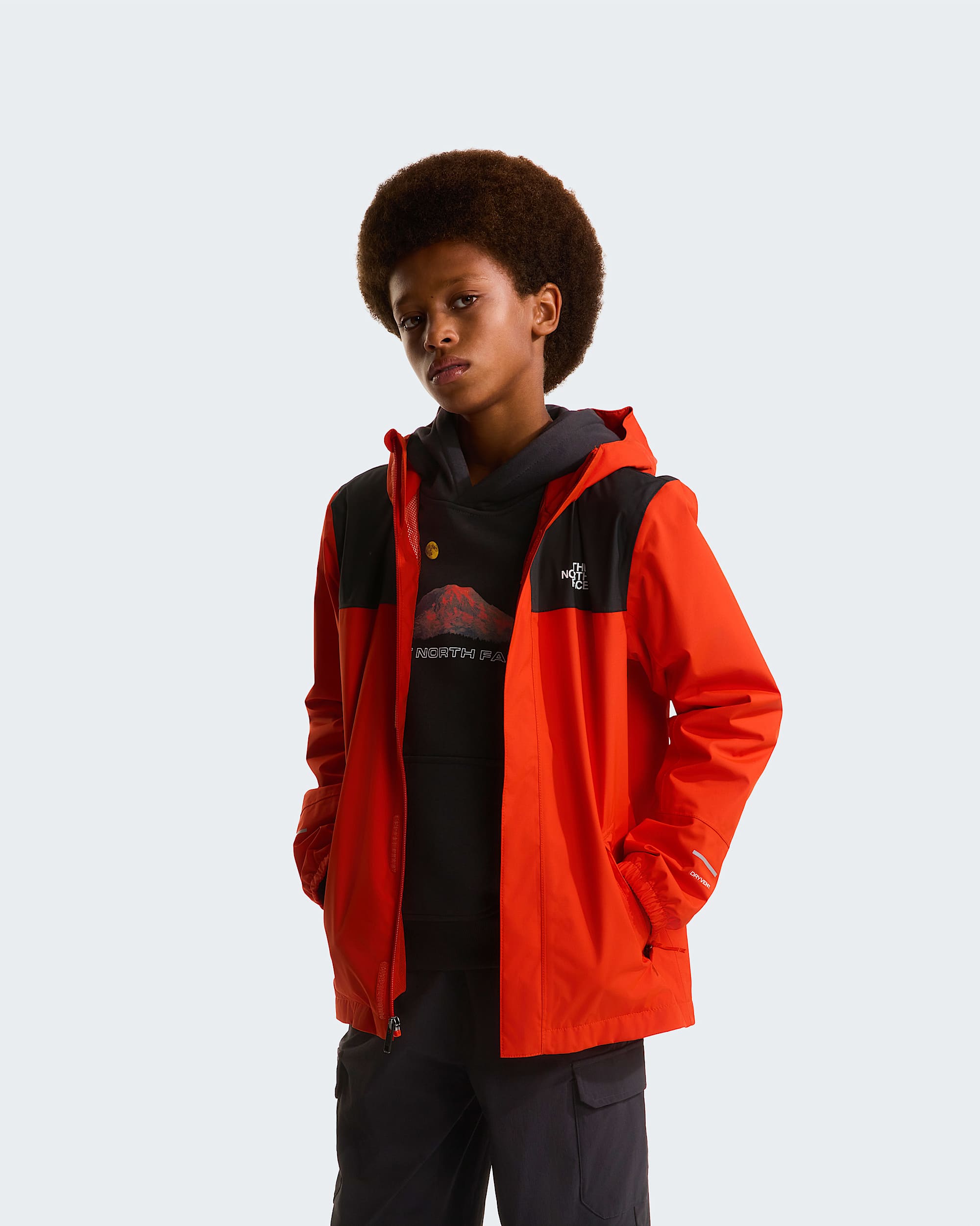 Chubasquero Antora para nio TNF Lava Red ALT4
