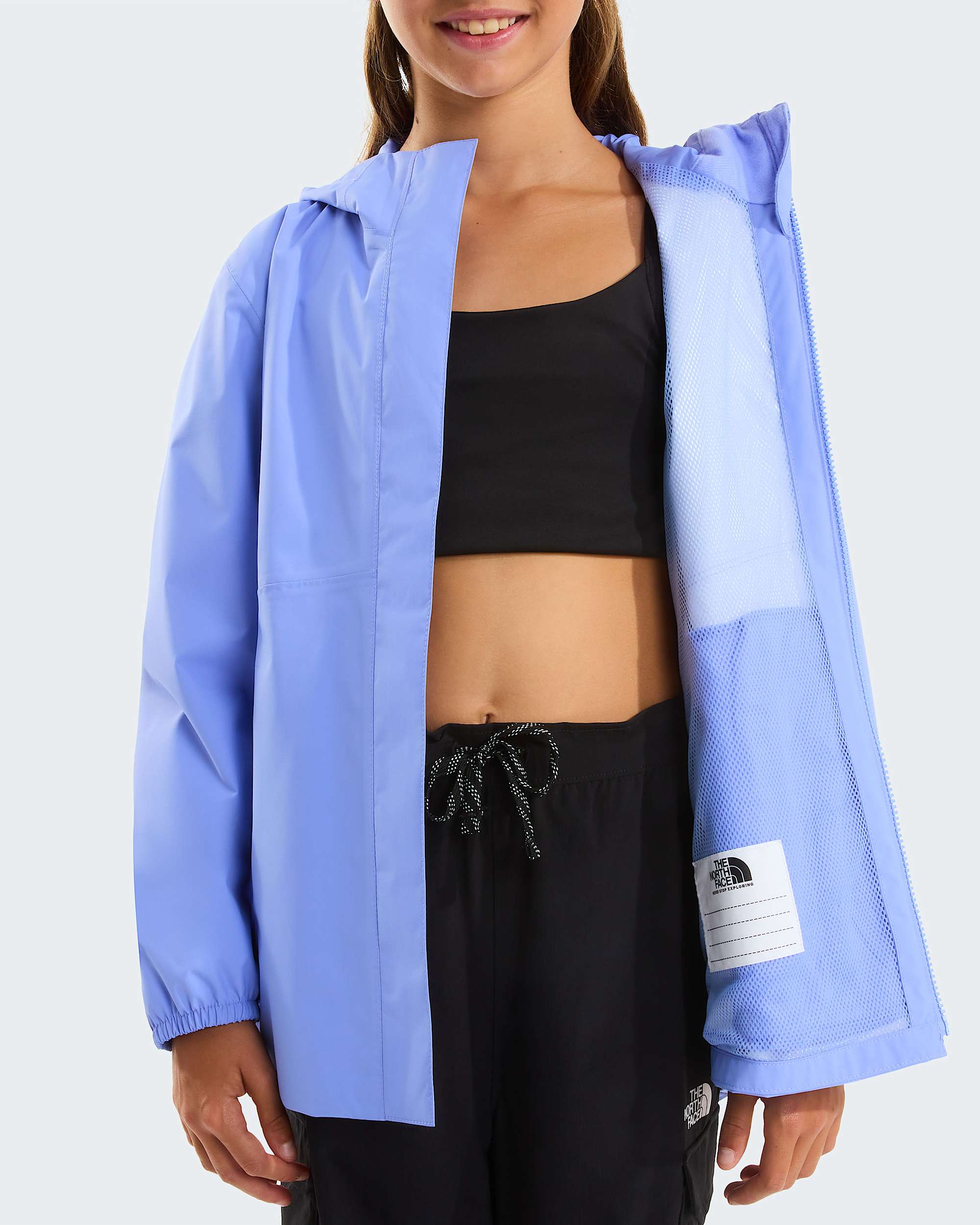 Antora Regenjacke fr Mdchen TNF Periwinkle Glow ALT8