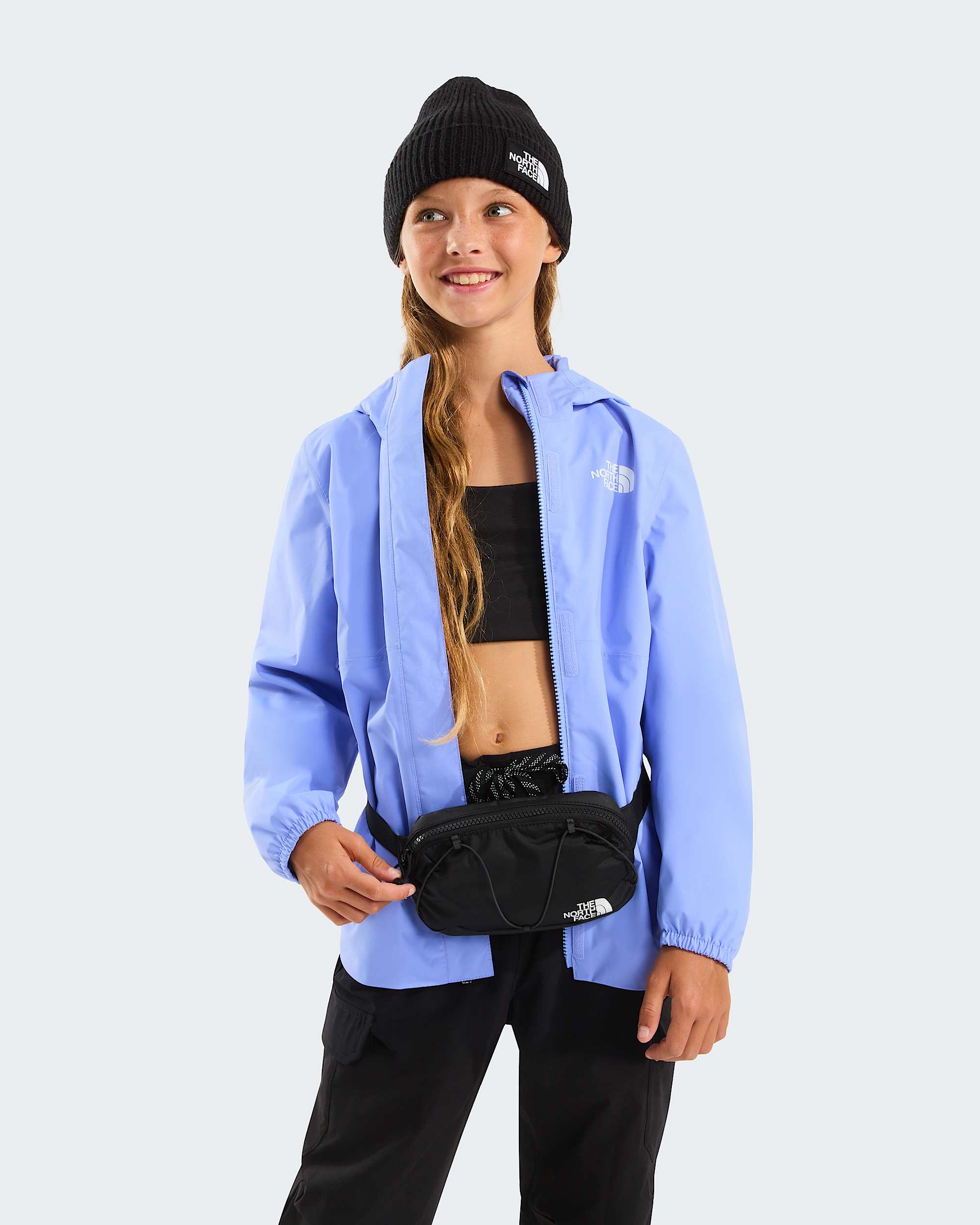 Antora Regenjacke fr Mdchen TNF Periwinkle Glow ALT9