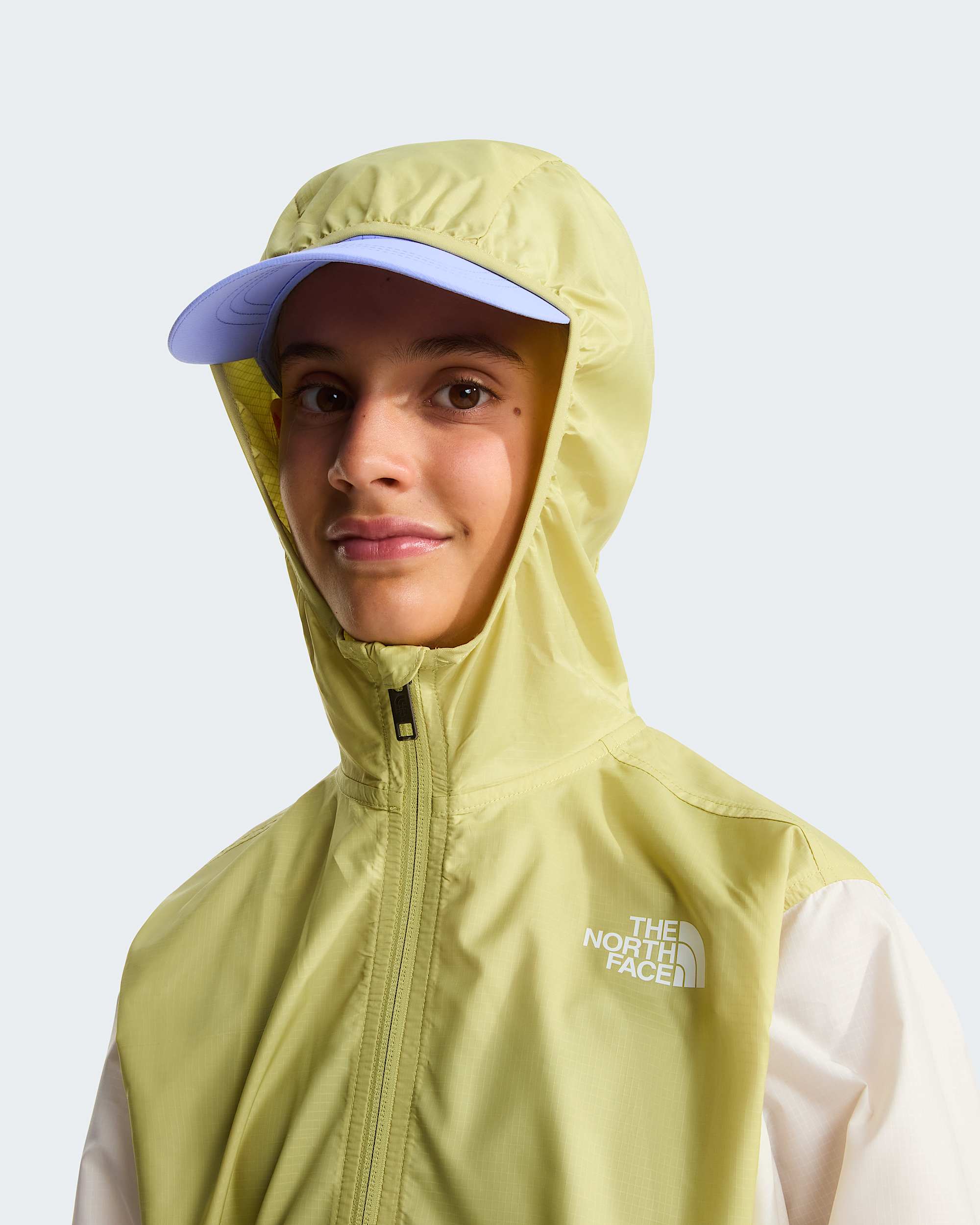 Giacca a vento Cyclone da ragazza TNF Lemon MistPearWhite Dune ALT5