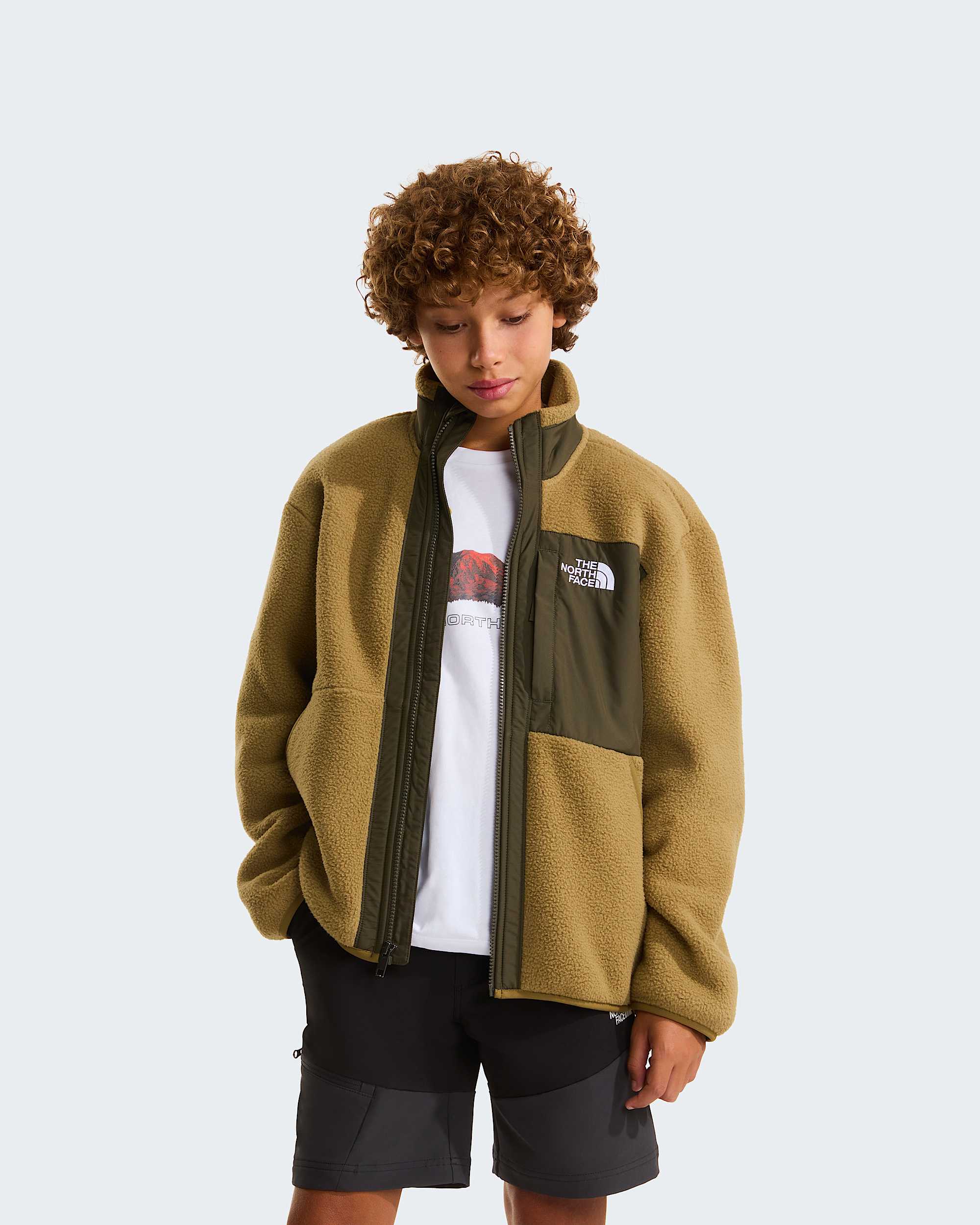Chaqueta polar con cremallera integral Yumiori para nio TNF ALT4