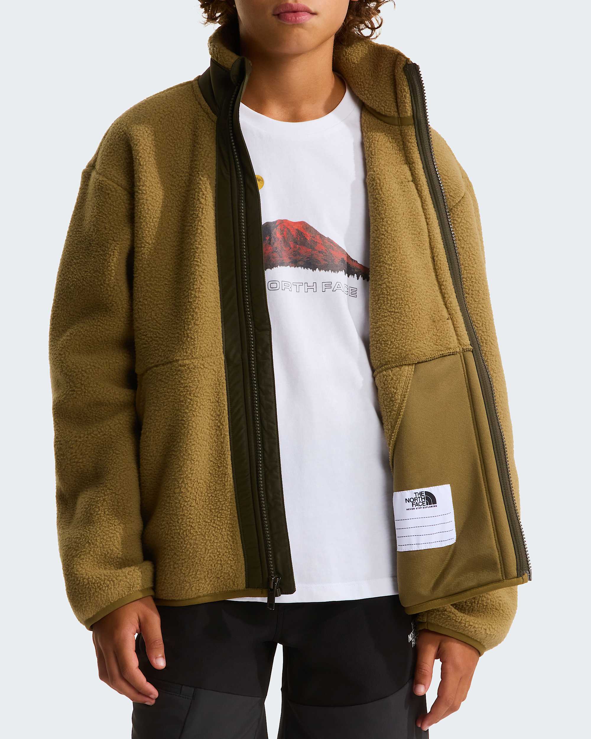 Chaqueta polar con cremallera integral Yumiori para nio TNF ALT7