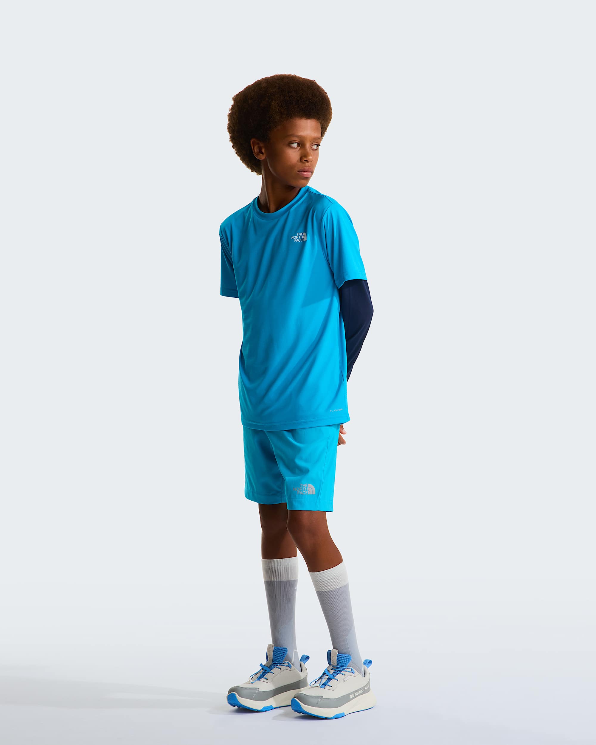 Short 247 pour enfant TNF Meridian Blue ALT1