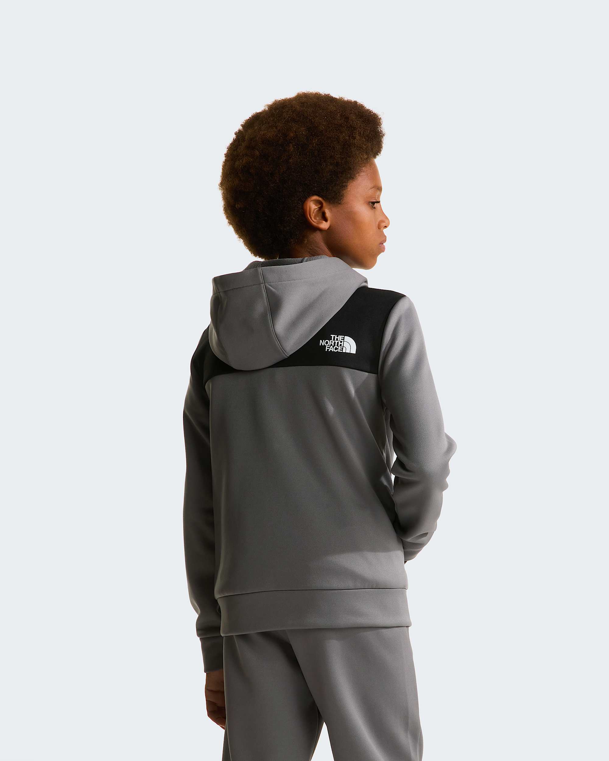Reaxion Kapuzenpulli mit durchgehendem RV fr Jugendliche TNF Smoked Pearl ALT3