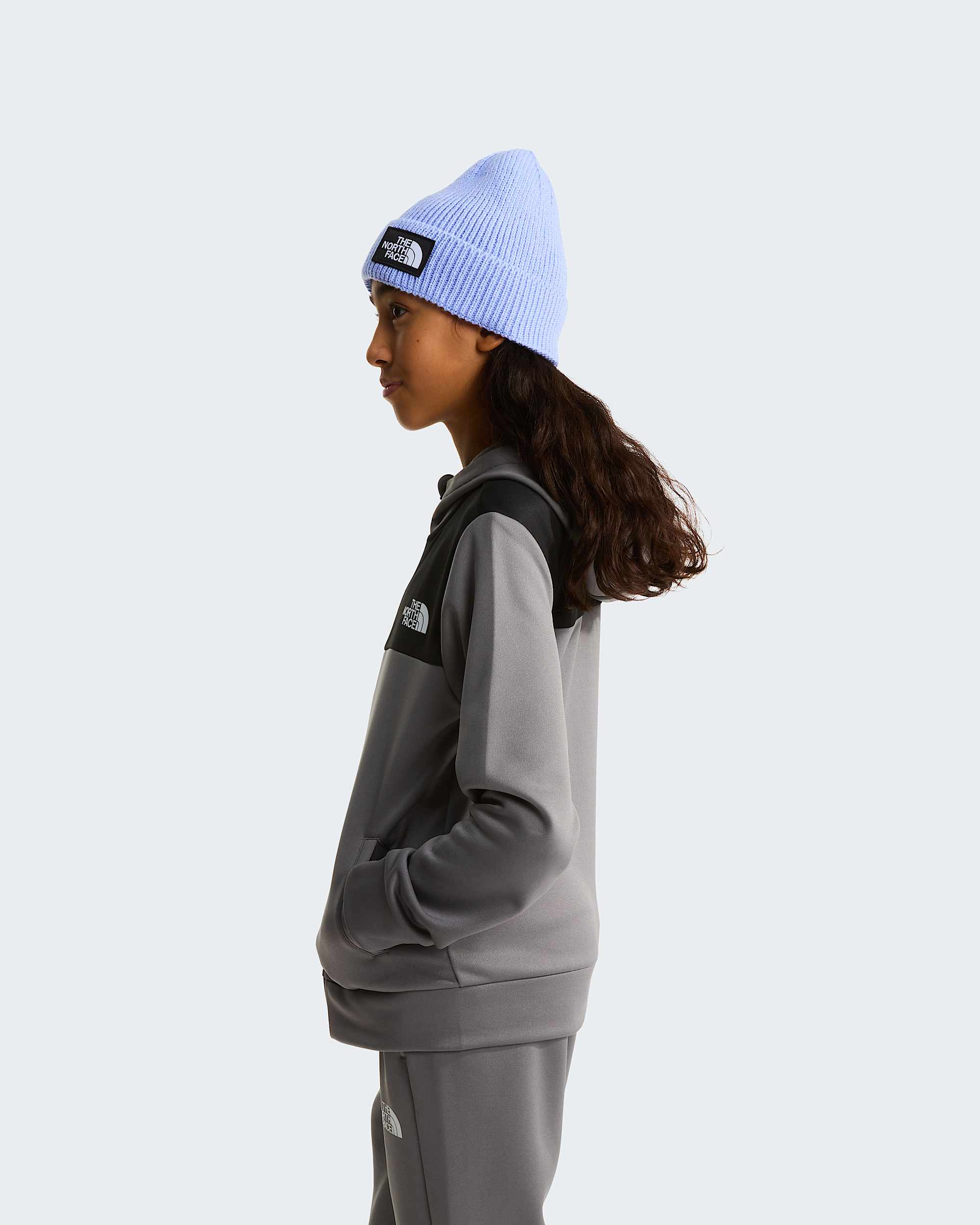 Reaxion Kapuzenpulli mit durchgehendem RV fr Jugendliche TNF Smoked Pearl ALT9