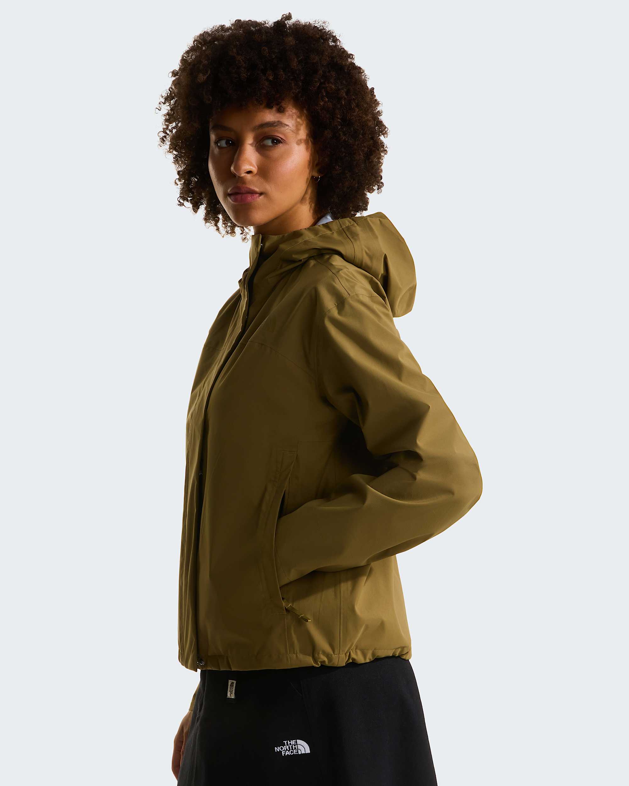 Veste  capuche impermable 3 couches Voyage pour femme TNF Cedar ALT2