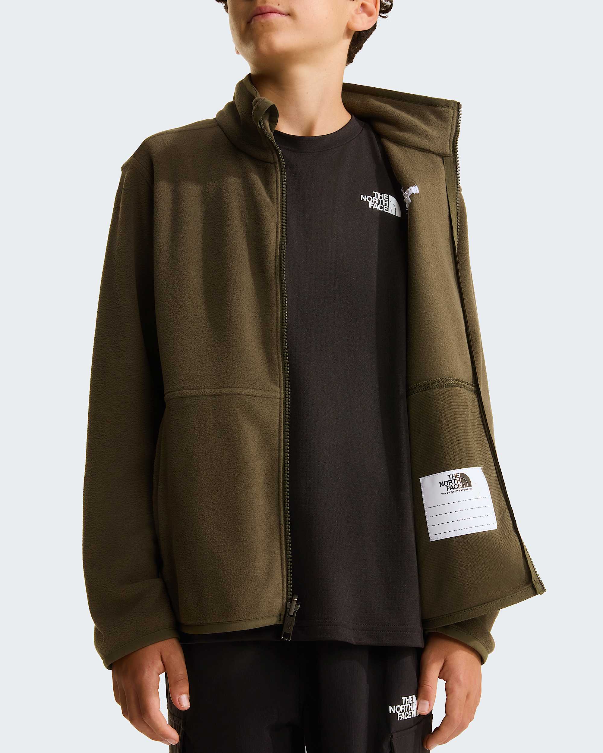 Teens Glacier ZipInCompatible Fleece Jacket TNF ALT7