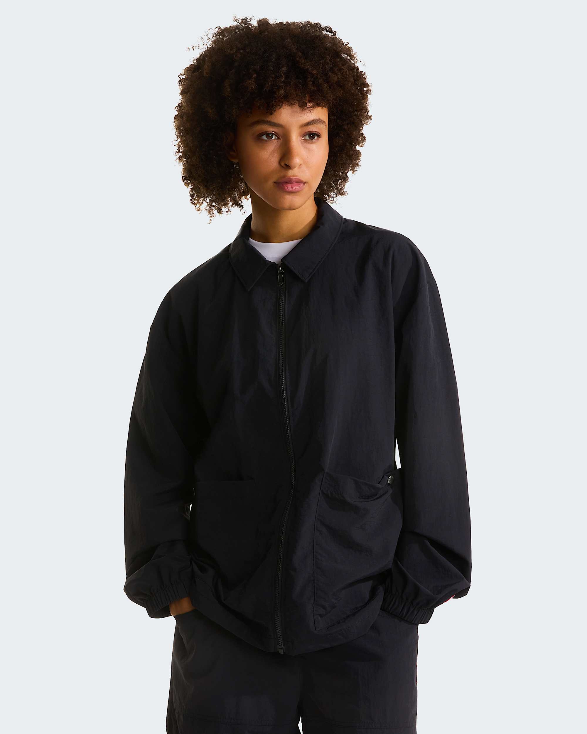 Unisex Red Box Nylon LongSleeve Shirt TNF TNF Black ALT11