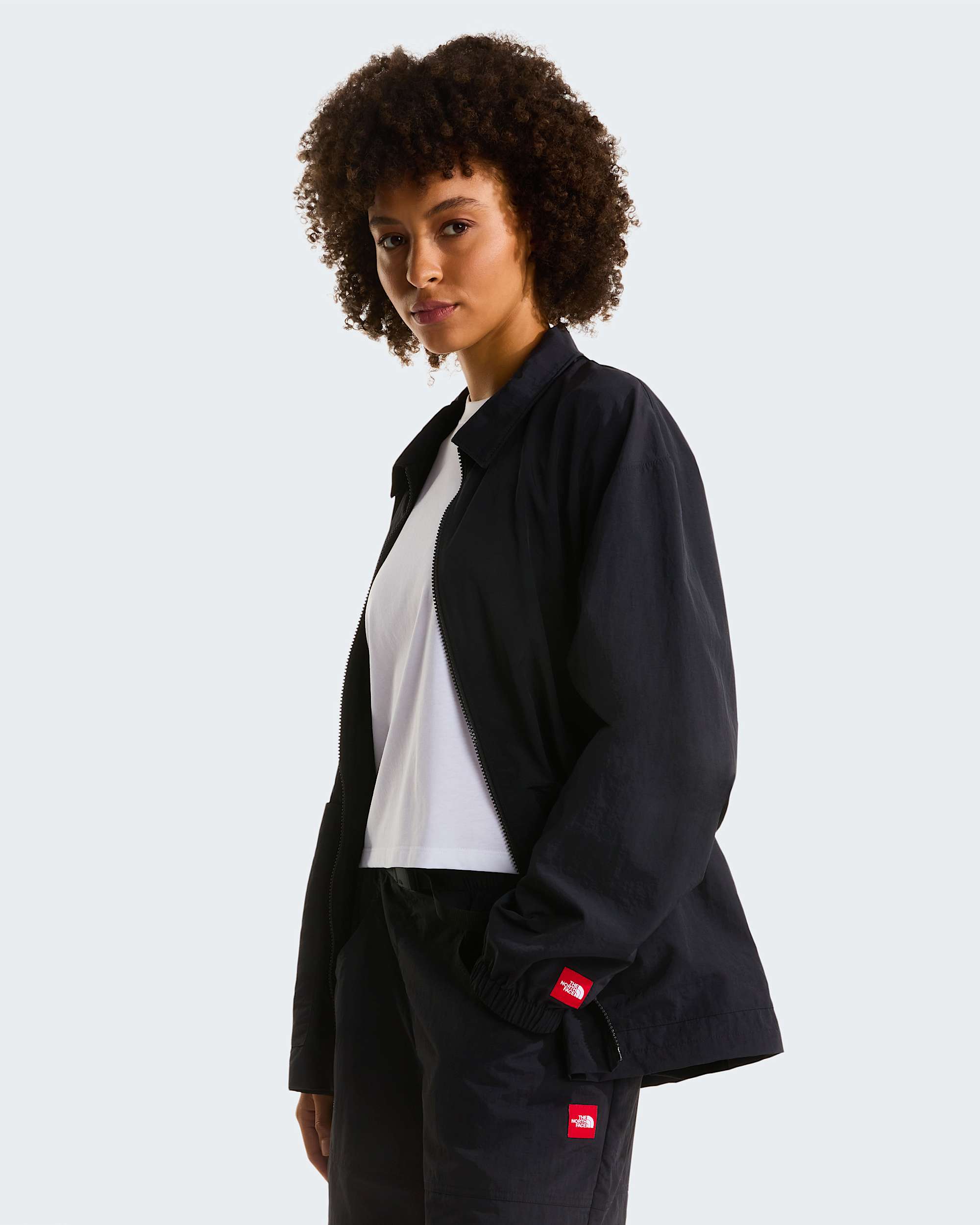 Unisex Red Box Nylon LongSleeve Shirt TNF TNF Black ALT15