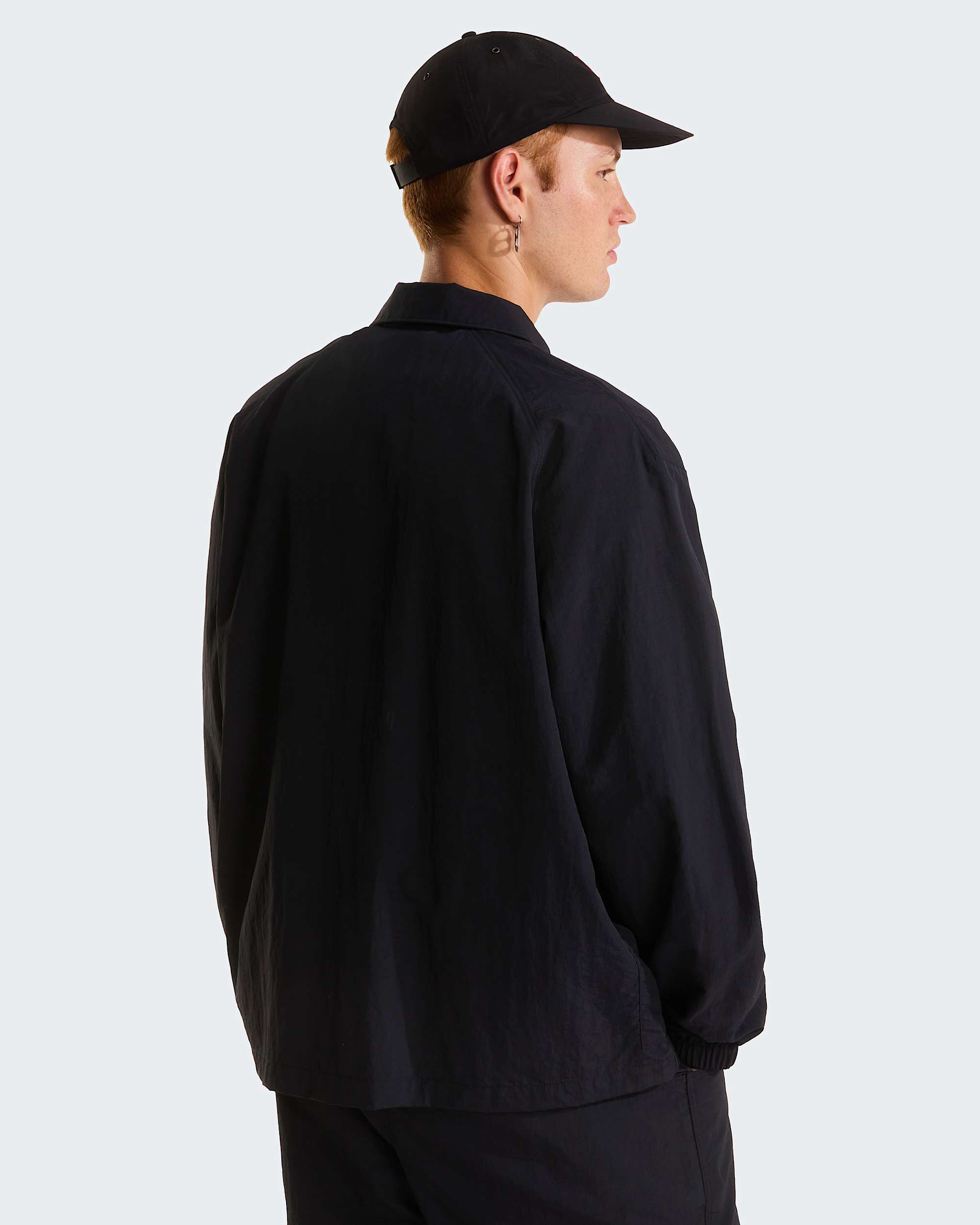 Unisex Red Box Nylon LongSleeve Shirt TNF TNF Black ALT5