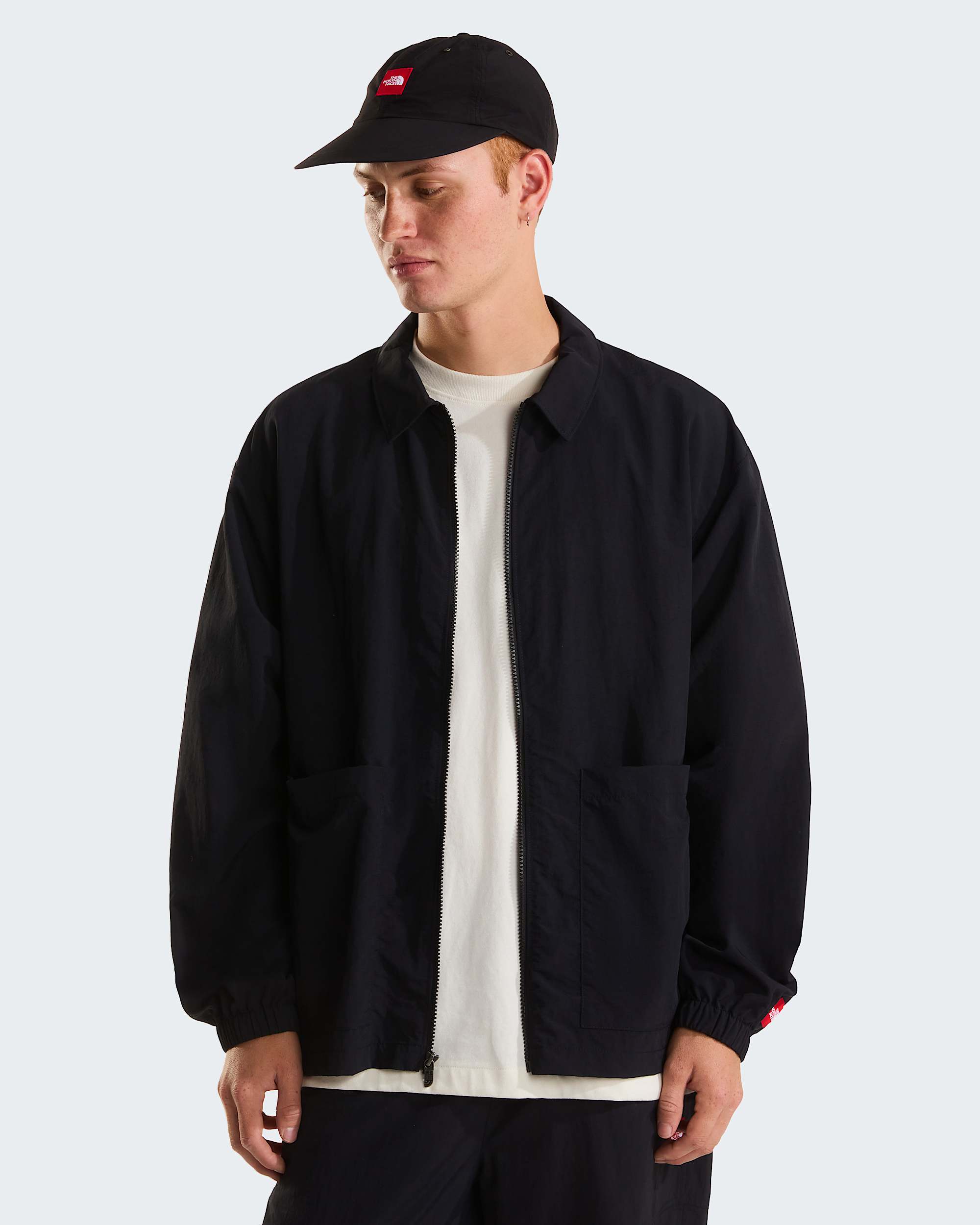 Unisex Red Box Nylon LongSleeve Shirt TNF TNF Black ALT6