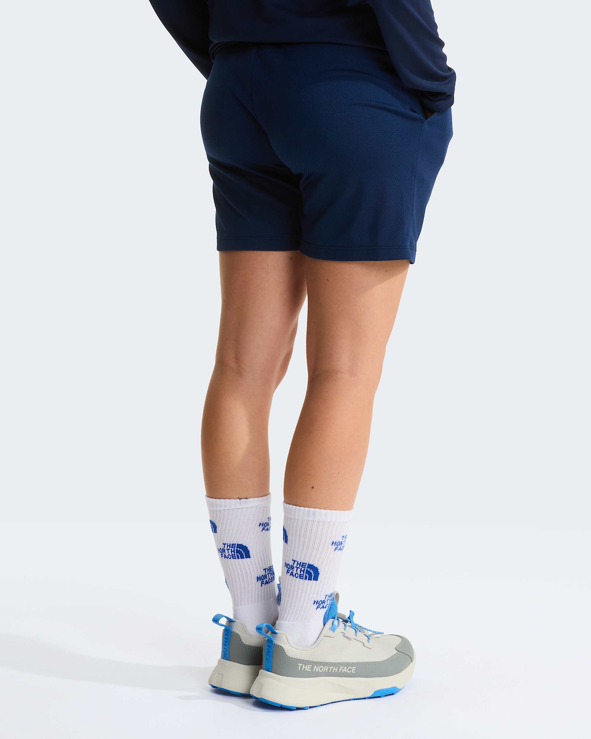 Short en maille de polyester pour enfant TNF Summit Navy ALT9