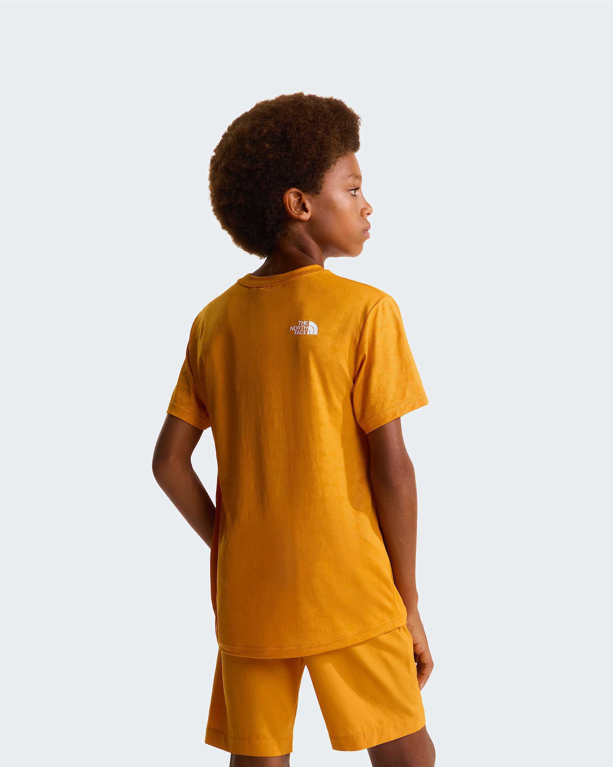 Tshirt 247 emboss Pentadome pour enfant TNF Dust Orange ALT3