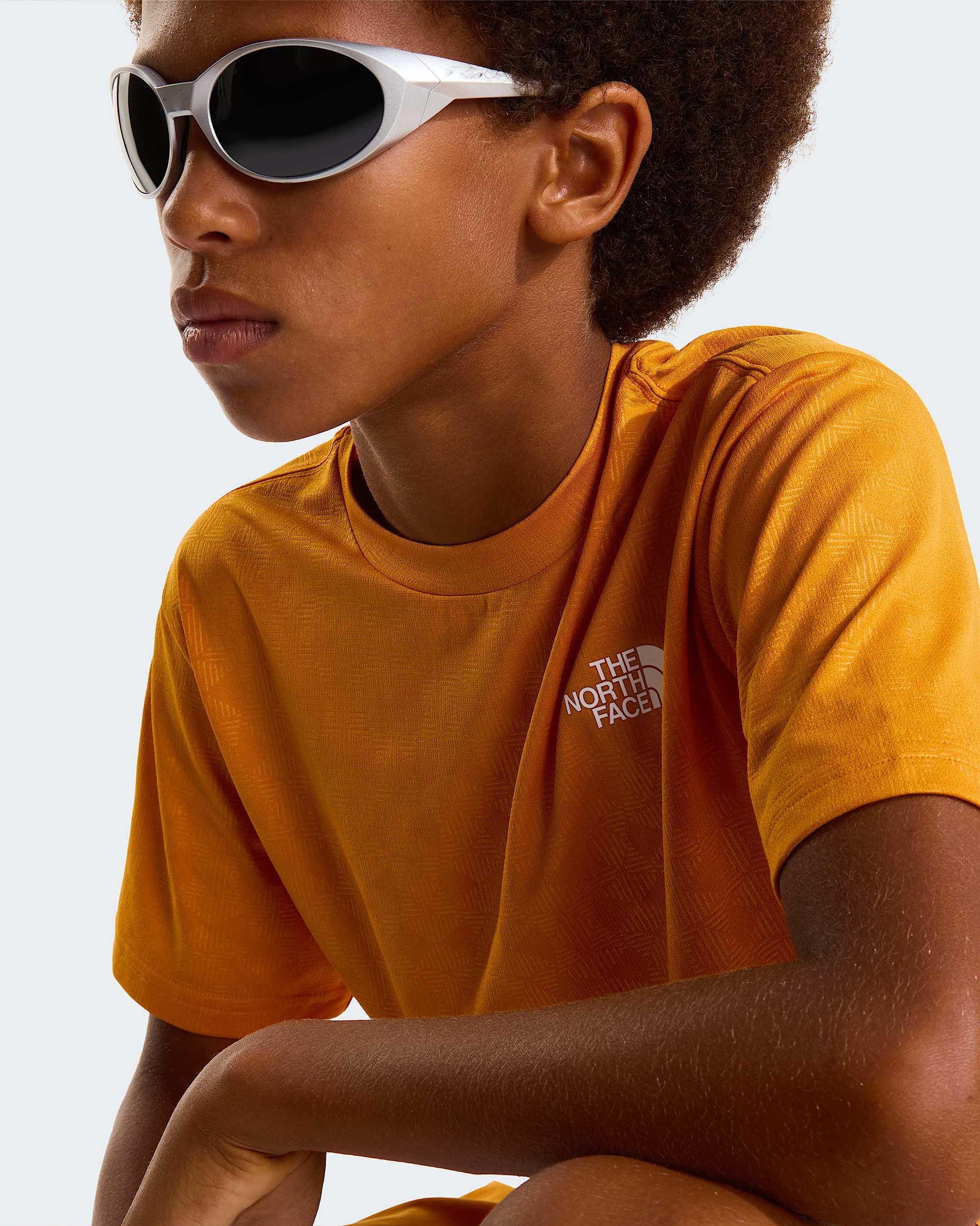 Tshirt 247 emboss Pentadome pour enfant TNF Dust Orange ALT6