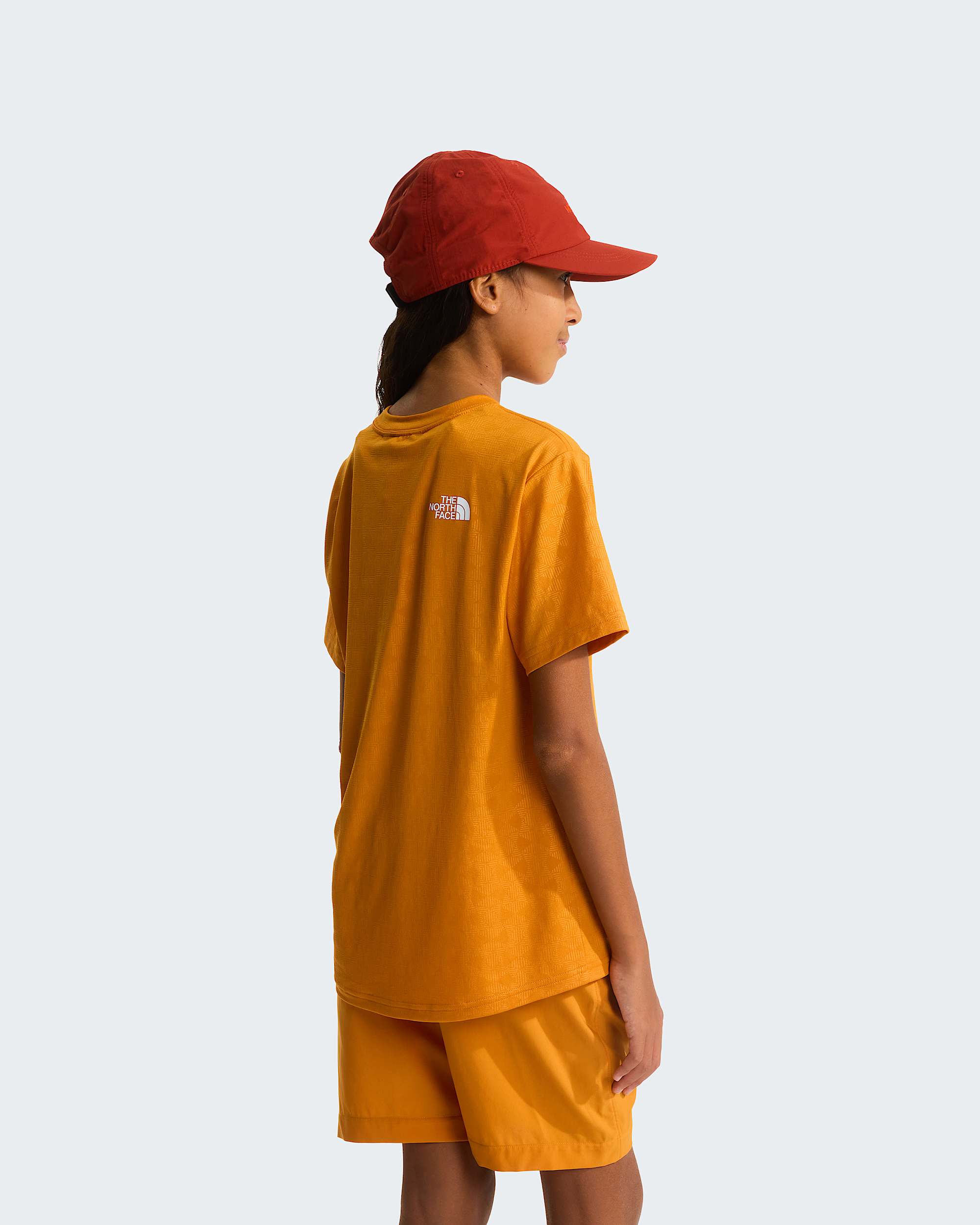Tshirt 247 emboss Pentadome pour enfant TNF Dust Orange ALT9