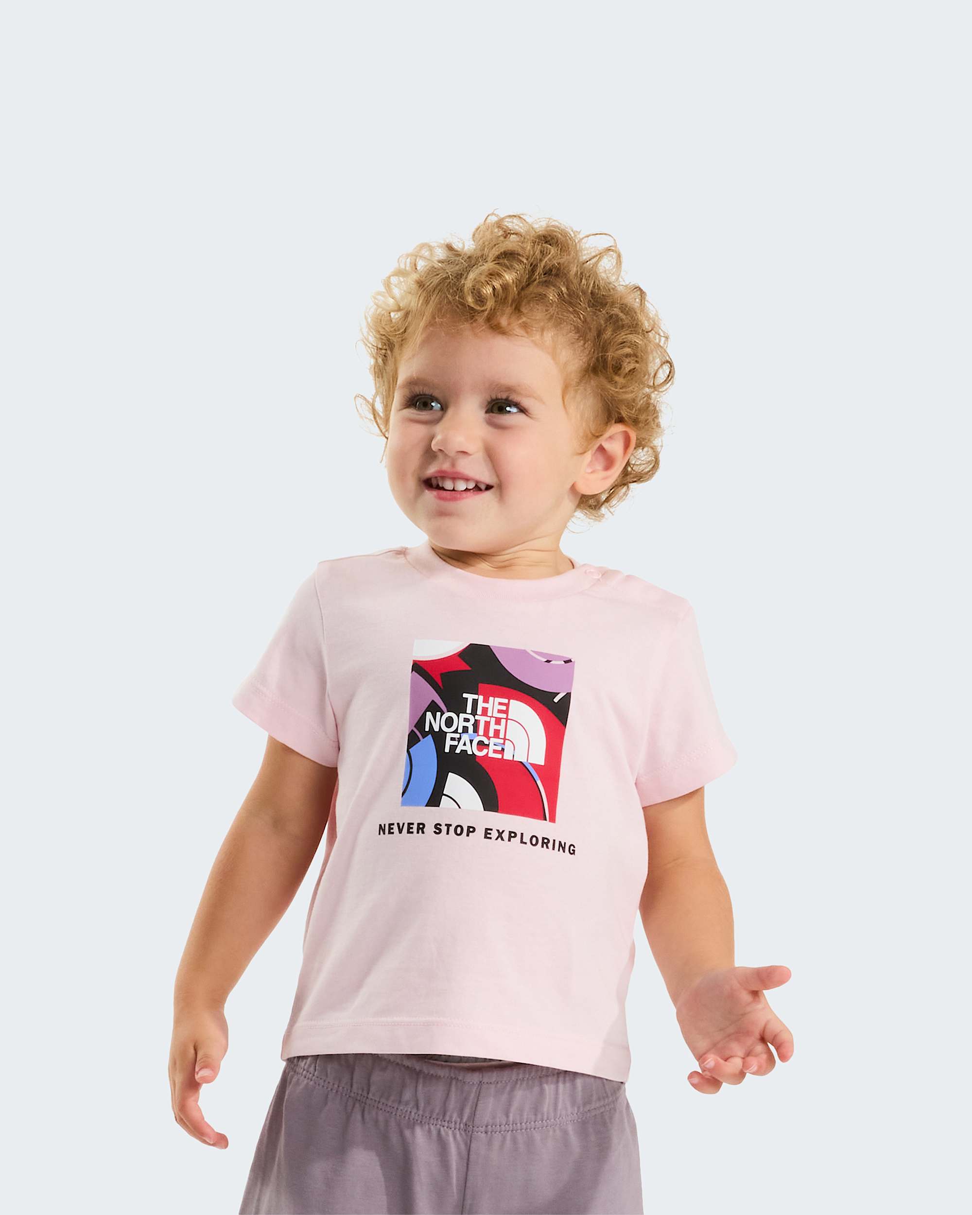 Ensemble avec short standard NSE Box Play pour bb TNF Pale BlossomTranscendent Grey ALT13