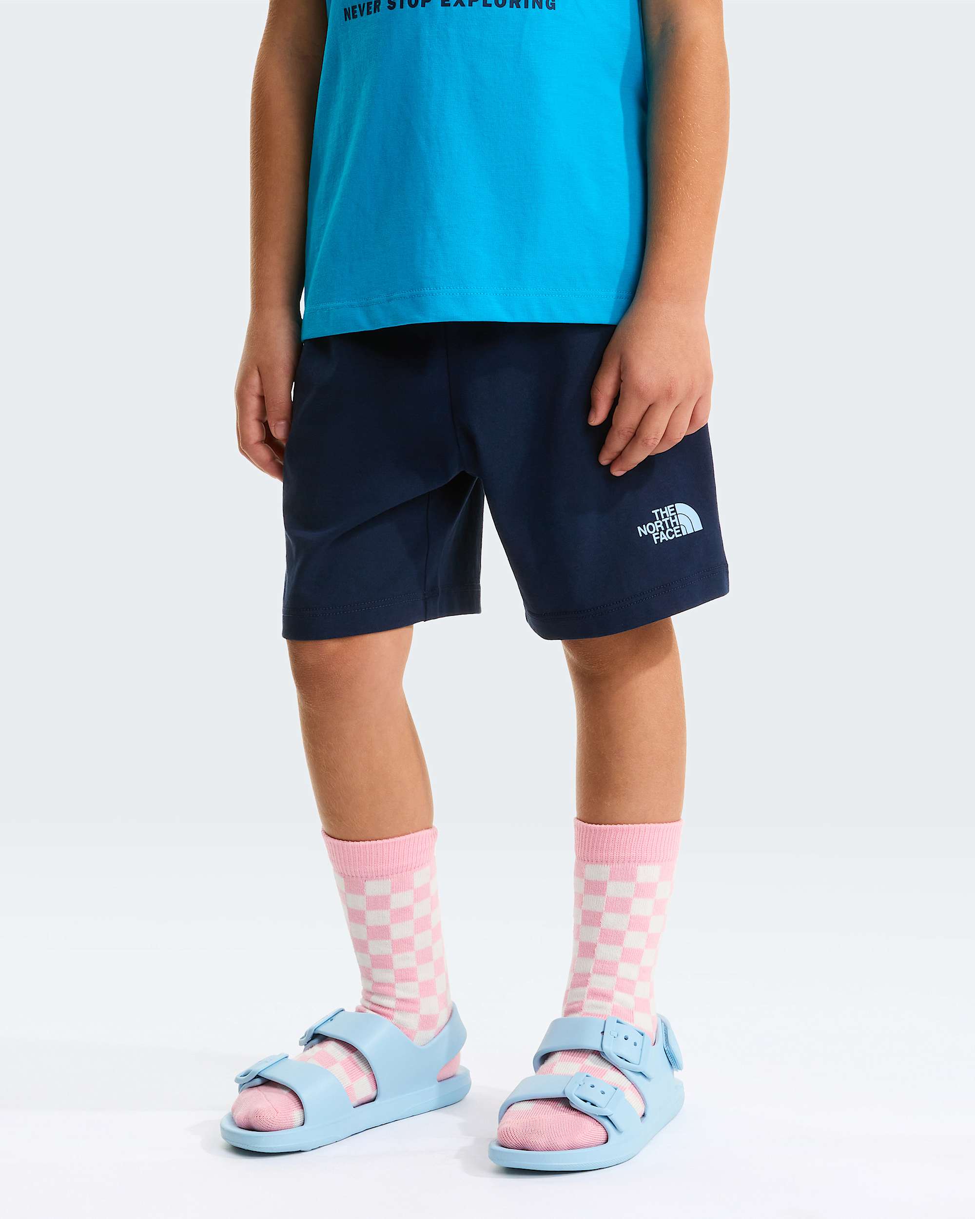 Kids NSE Box Play Regular Shorts Set TNF ALT16
