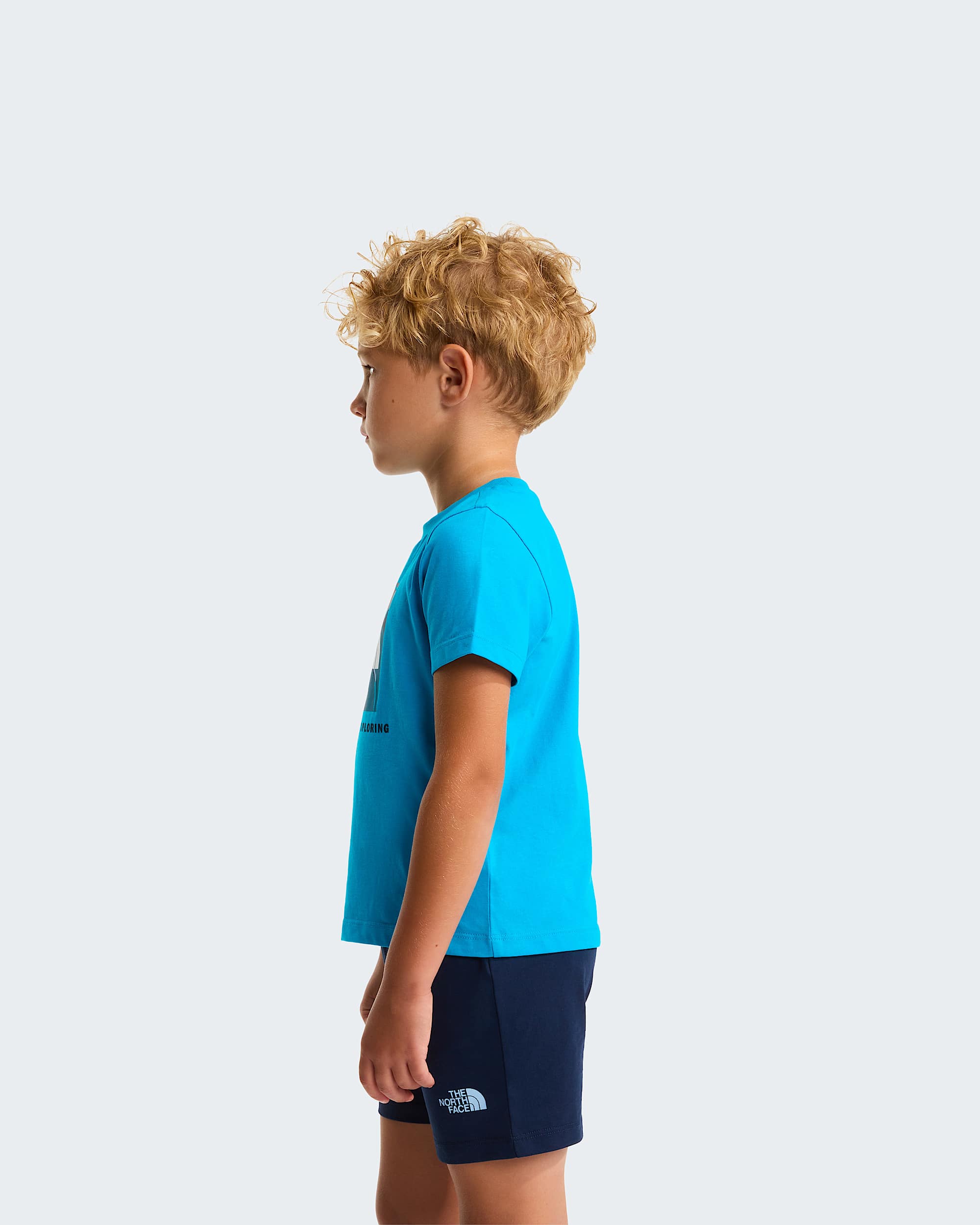 Kids NSE Box Play Regular Shorts Set TNF ALT3