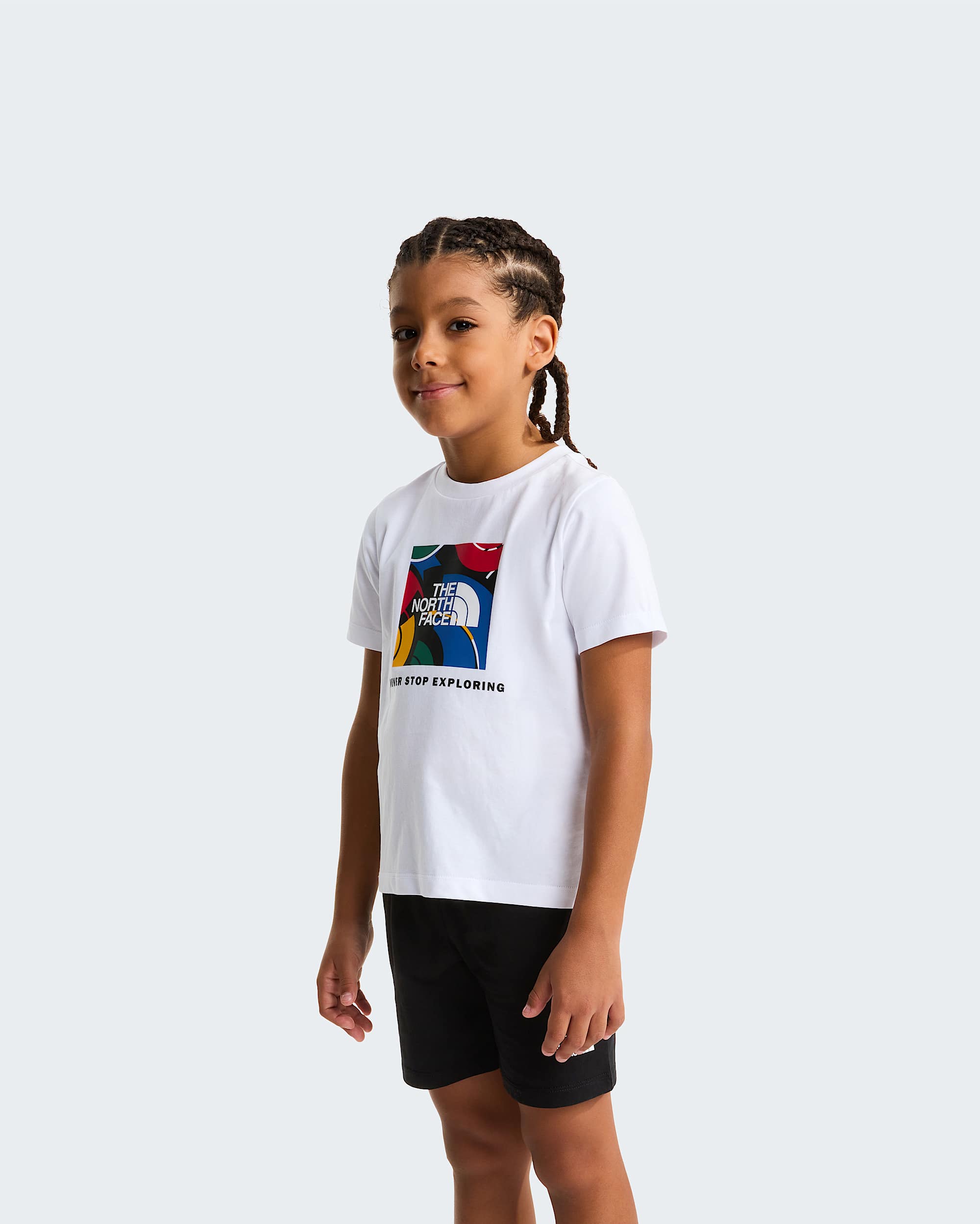 NSE Box Play Regular Shorts Set fr Kinder TNF alt2