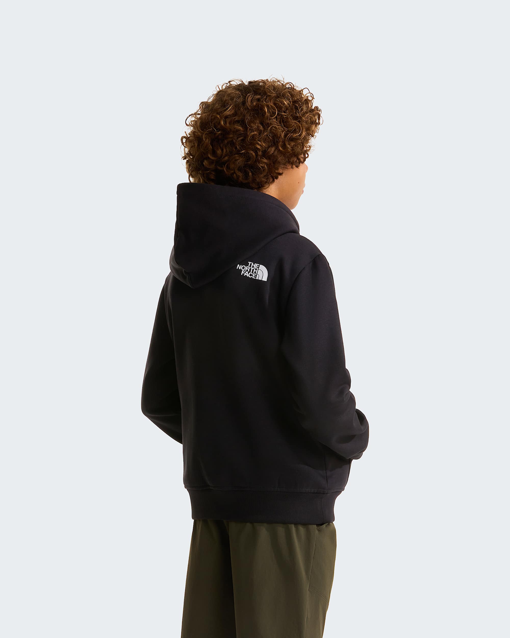 Mountain Night relaxt geschnittener Kapuzenpulli fr Jungen TNF TNF Black ALT3