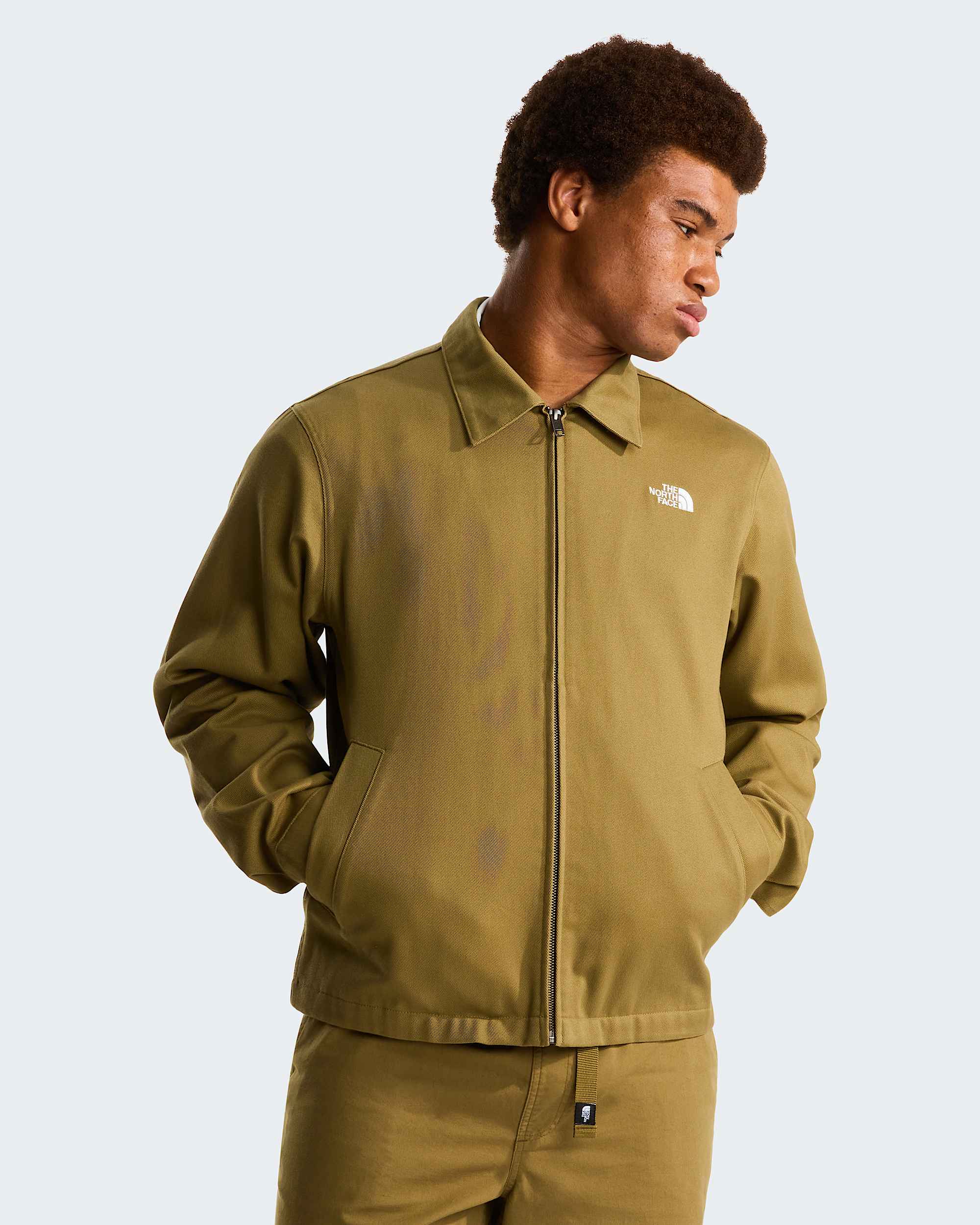 Veste  col en serg pour homme TNF HERO
