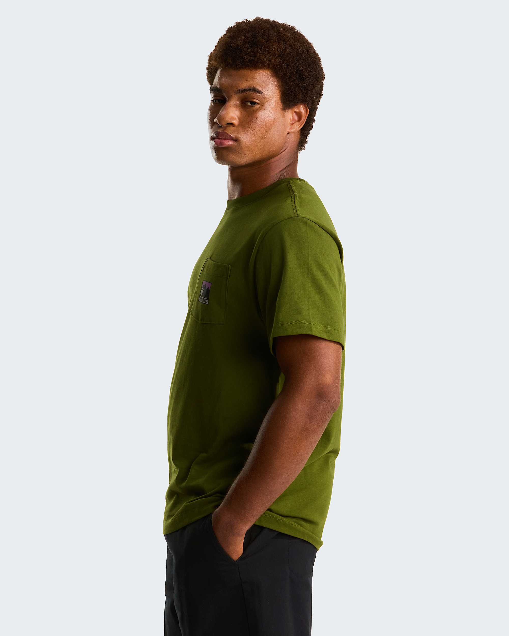 Camiseta holgada con logotipo Mountain para hombre TNF ALT2