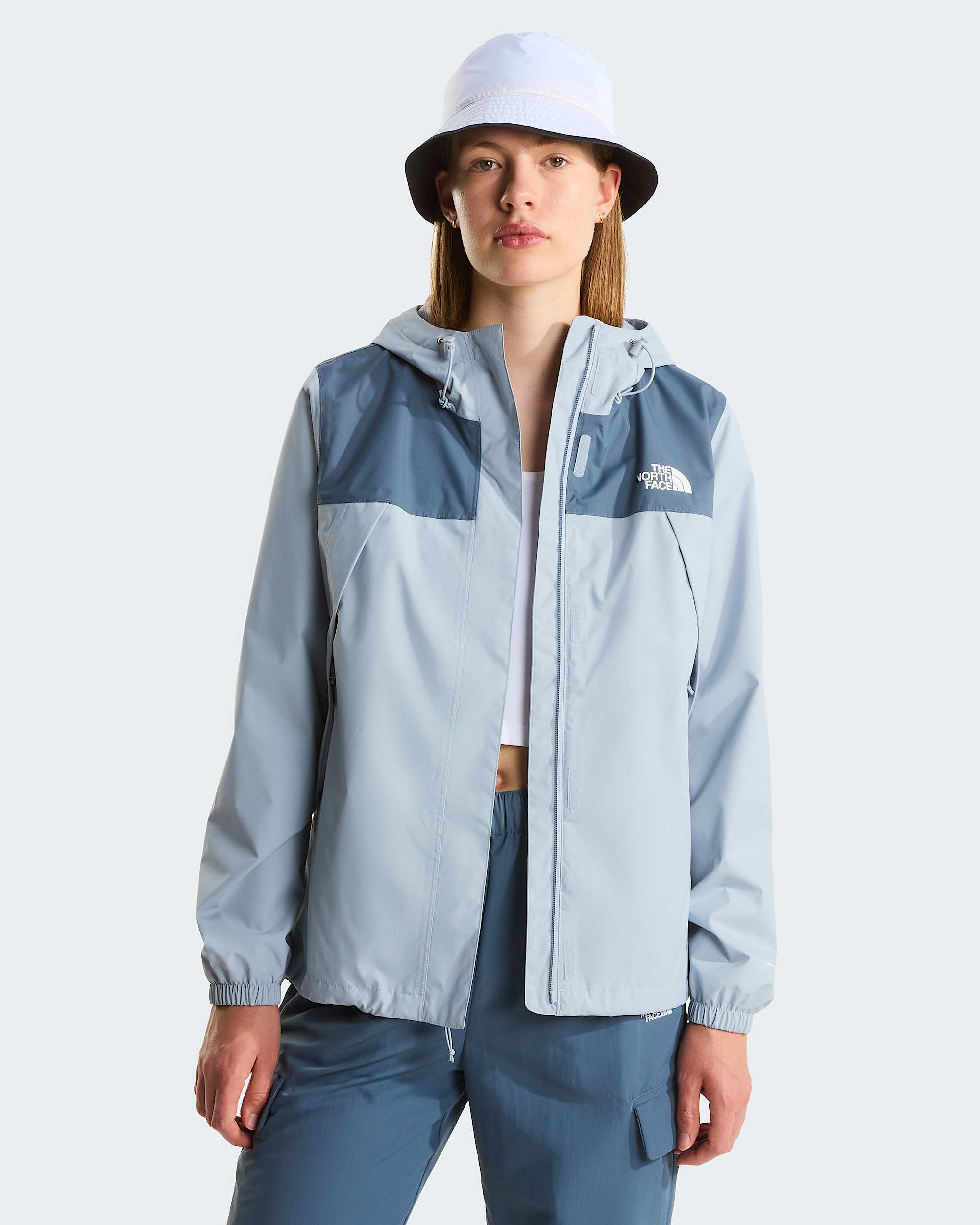 Veste impermable Antora pour femme TNF Frost GreyGranite Grey ALT4