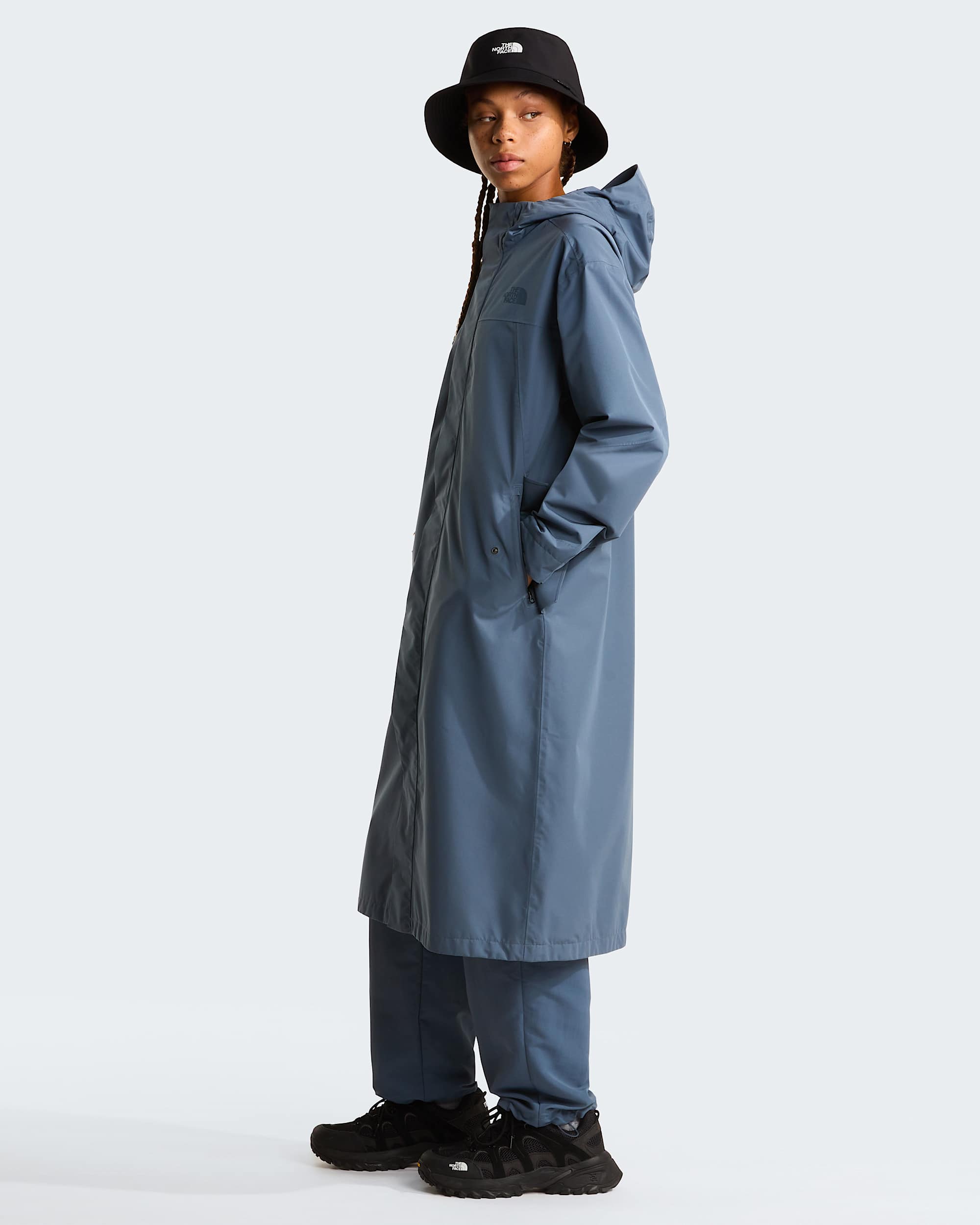 Parka impermable Nukabira pour femme TNF Granite Grey ALT2