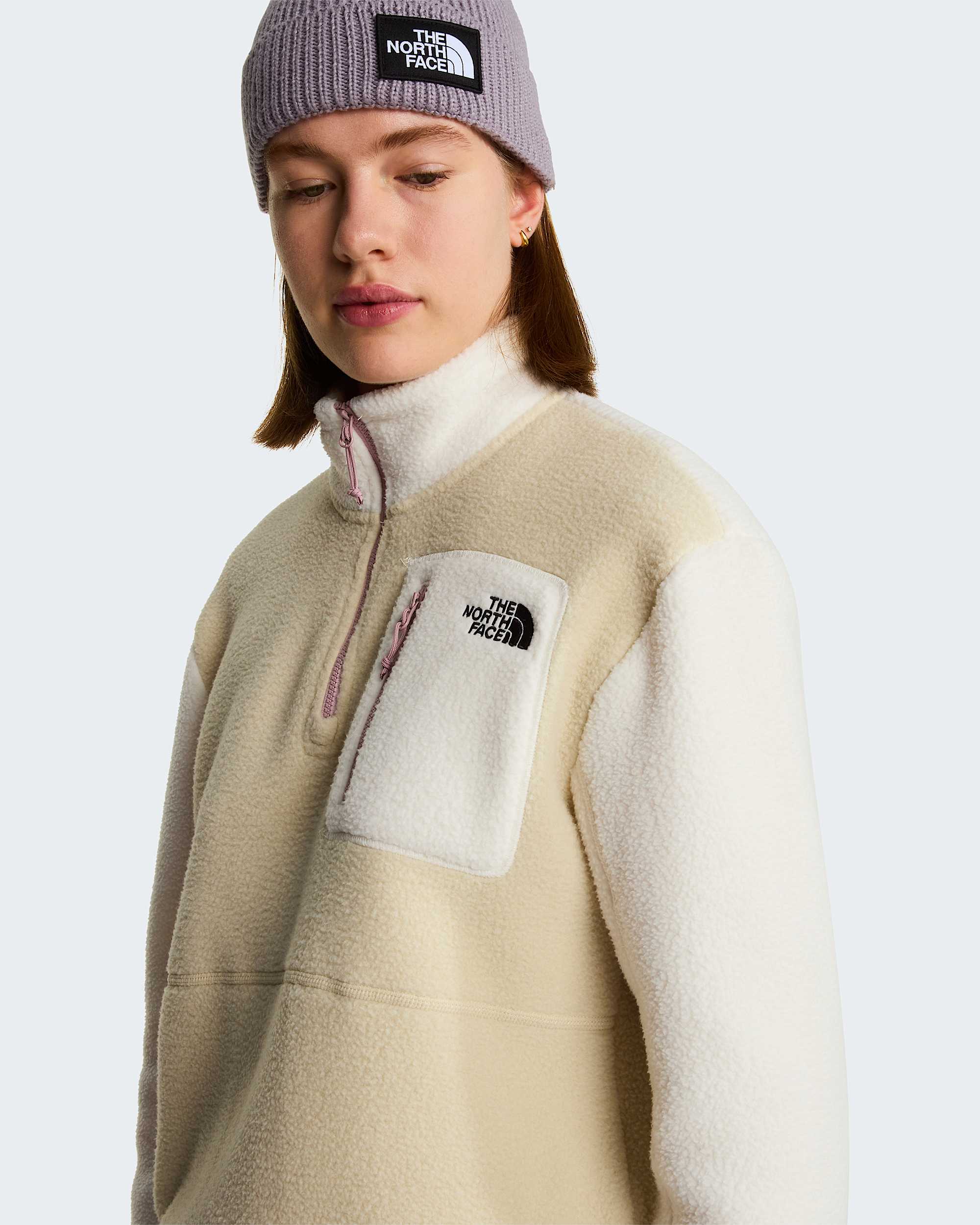 Yumiorifleecejas met kwartrits voor dames TNF ALT4