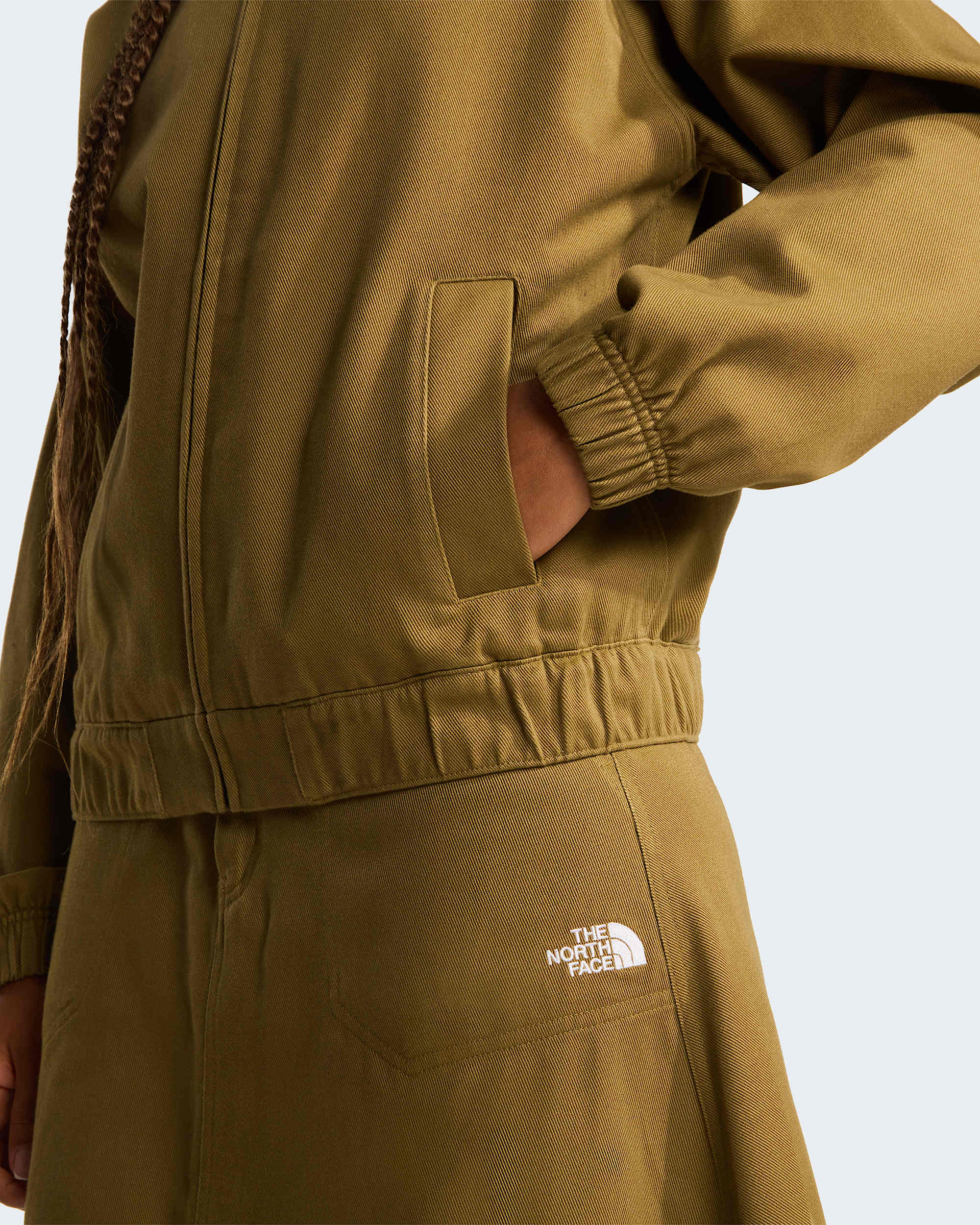 Womens Twill Collared Jacket TNF ALT7