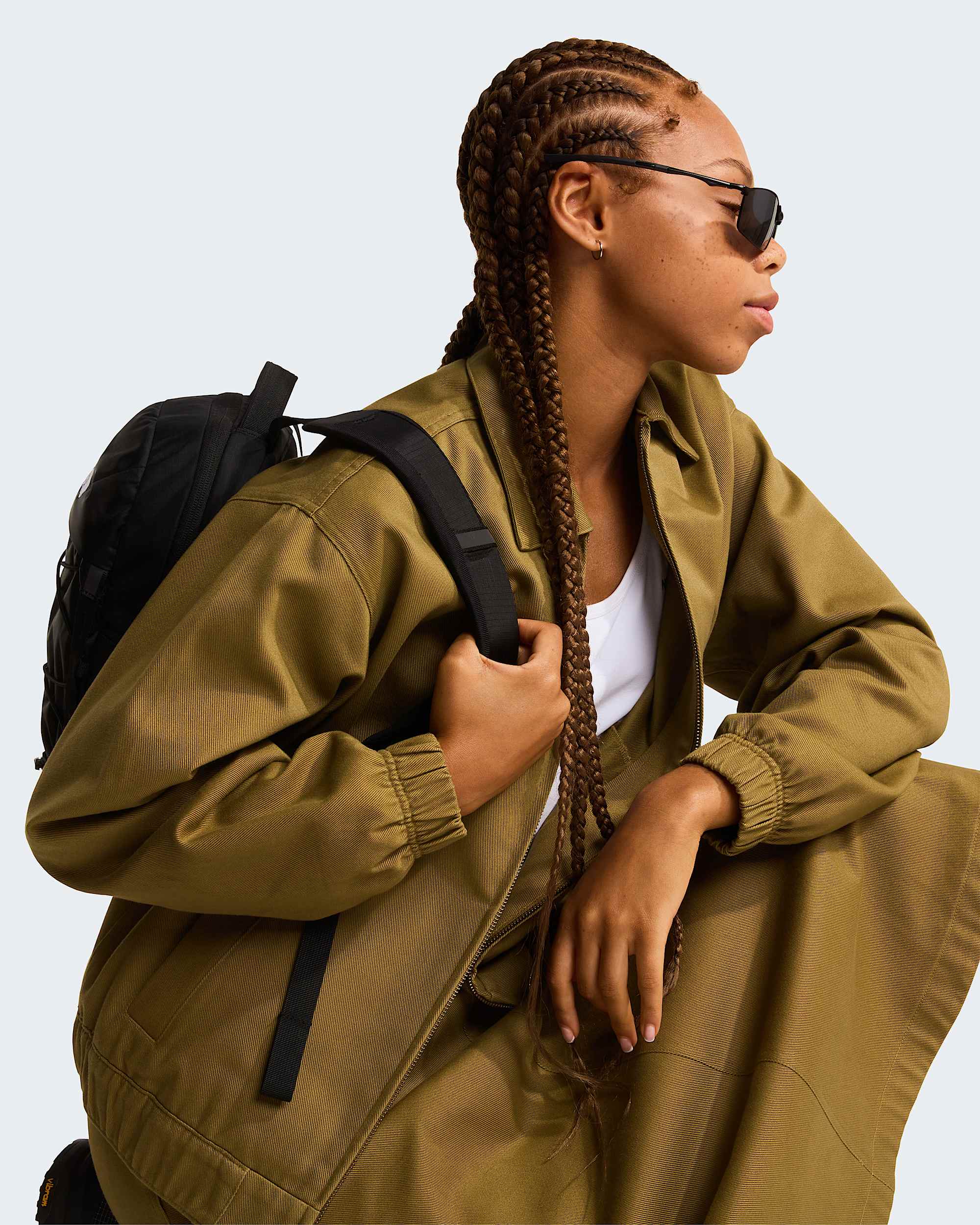 Womens Twill Collared Jacket TNF ALT8