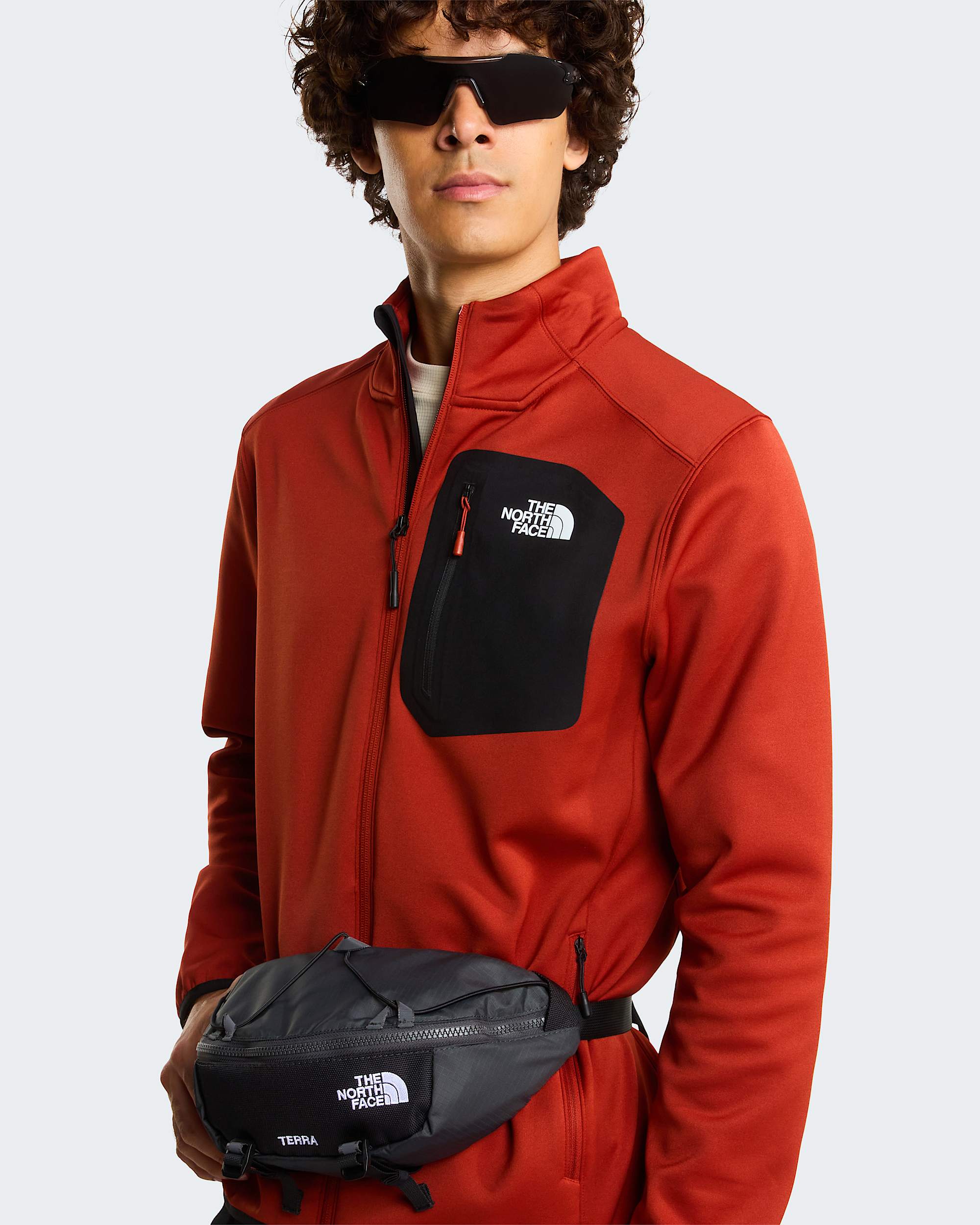 Crest Fleece mit durchgehendem RV fr Herren TNF Iron ClayTNF Black ALT7
