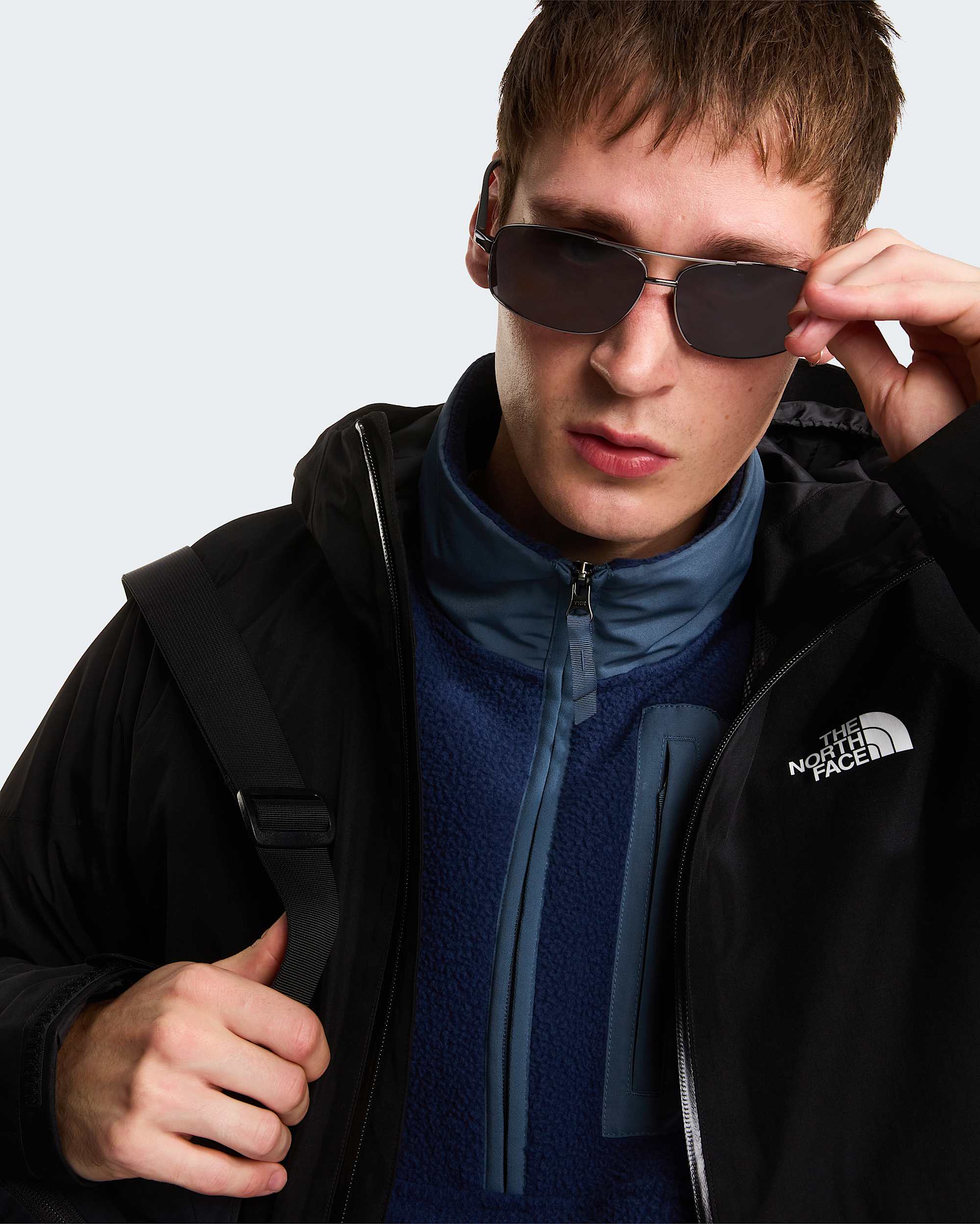 Veste en polaire demizippe Yumiori OffPeak pour homme TNF ALT8