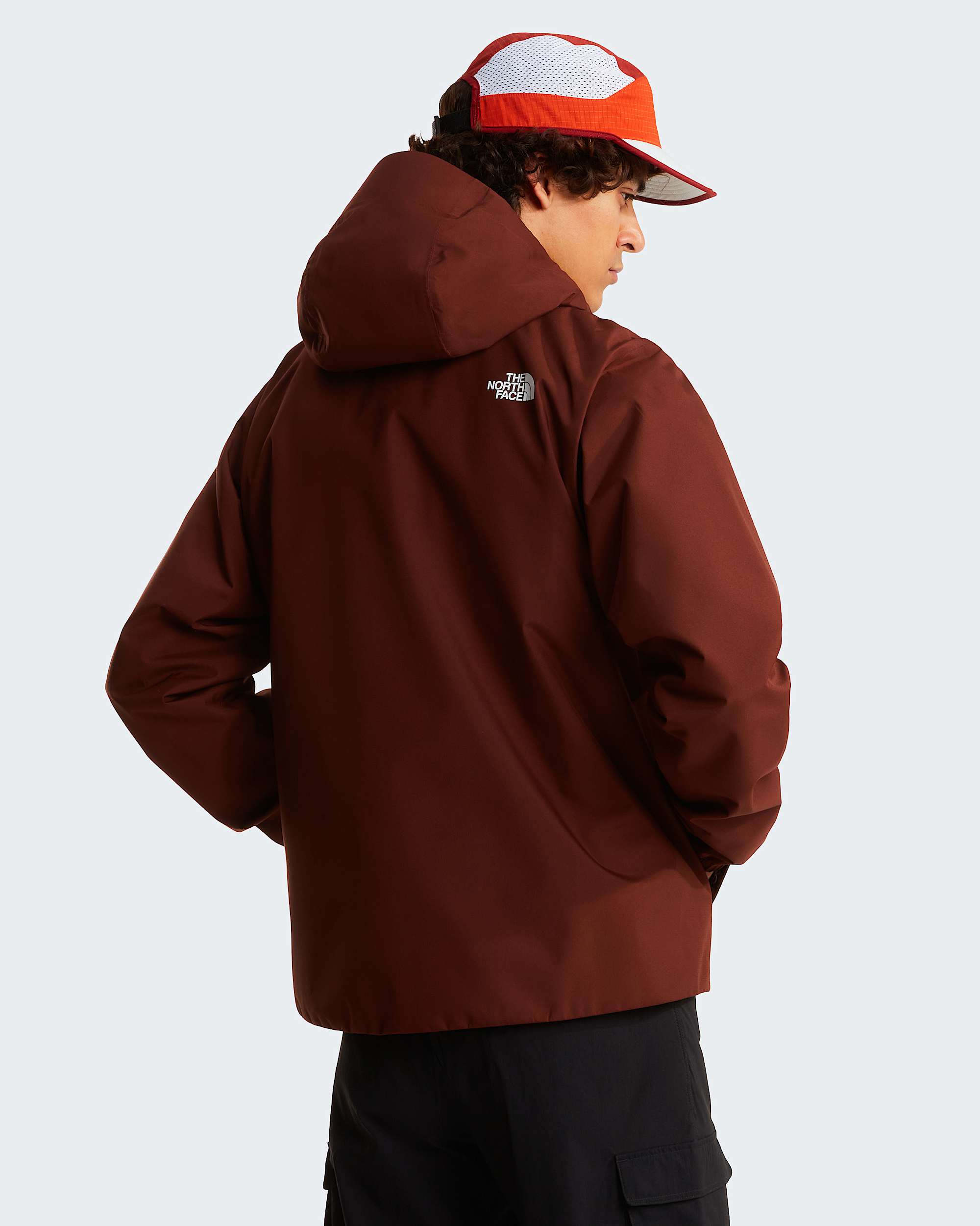 Mens Quest DryVent Jacket TNF Ember Soil ALT3