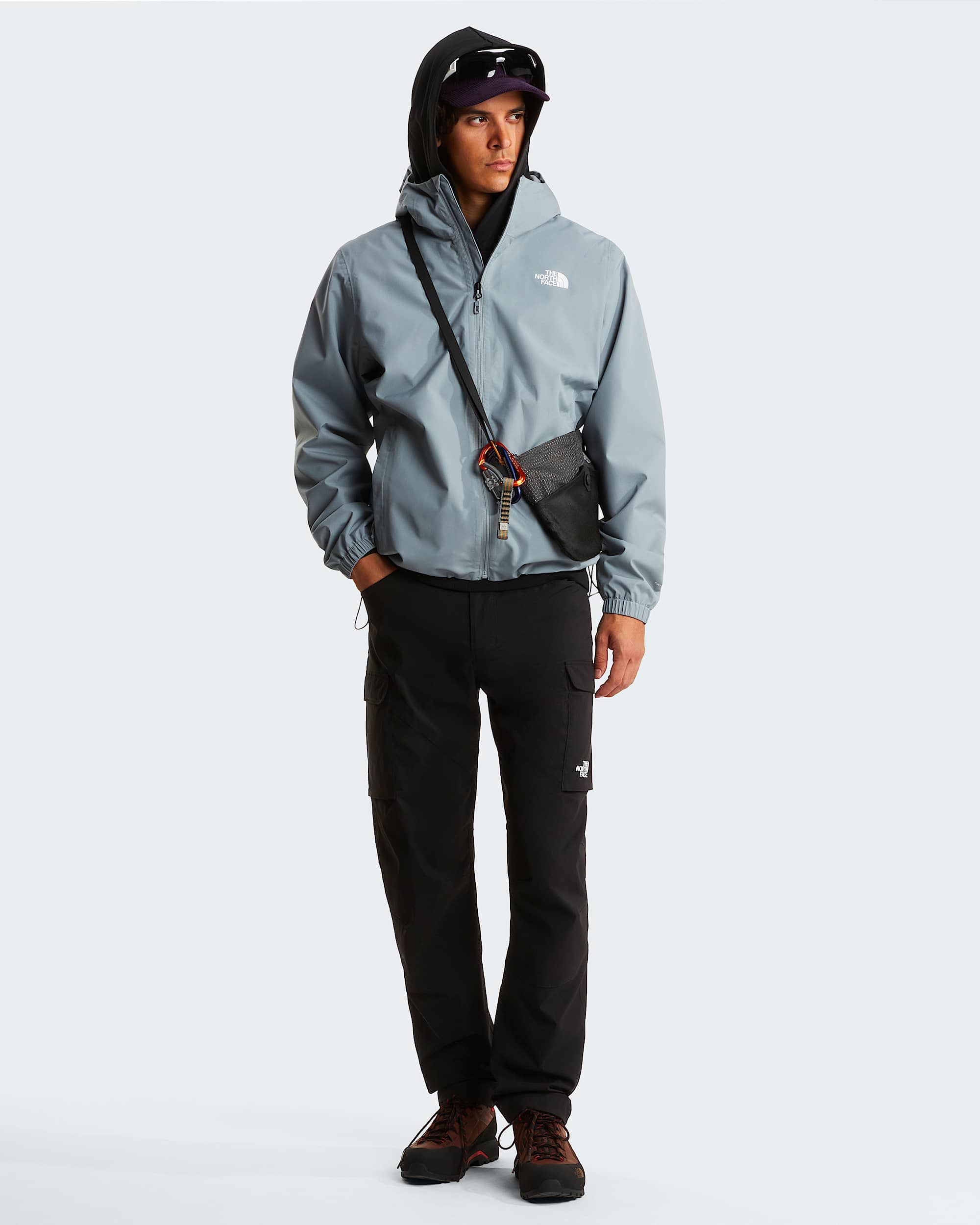 Mens Quest DryVent Jacket TNF Monument Grey ALT1