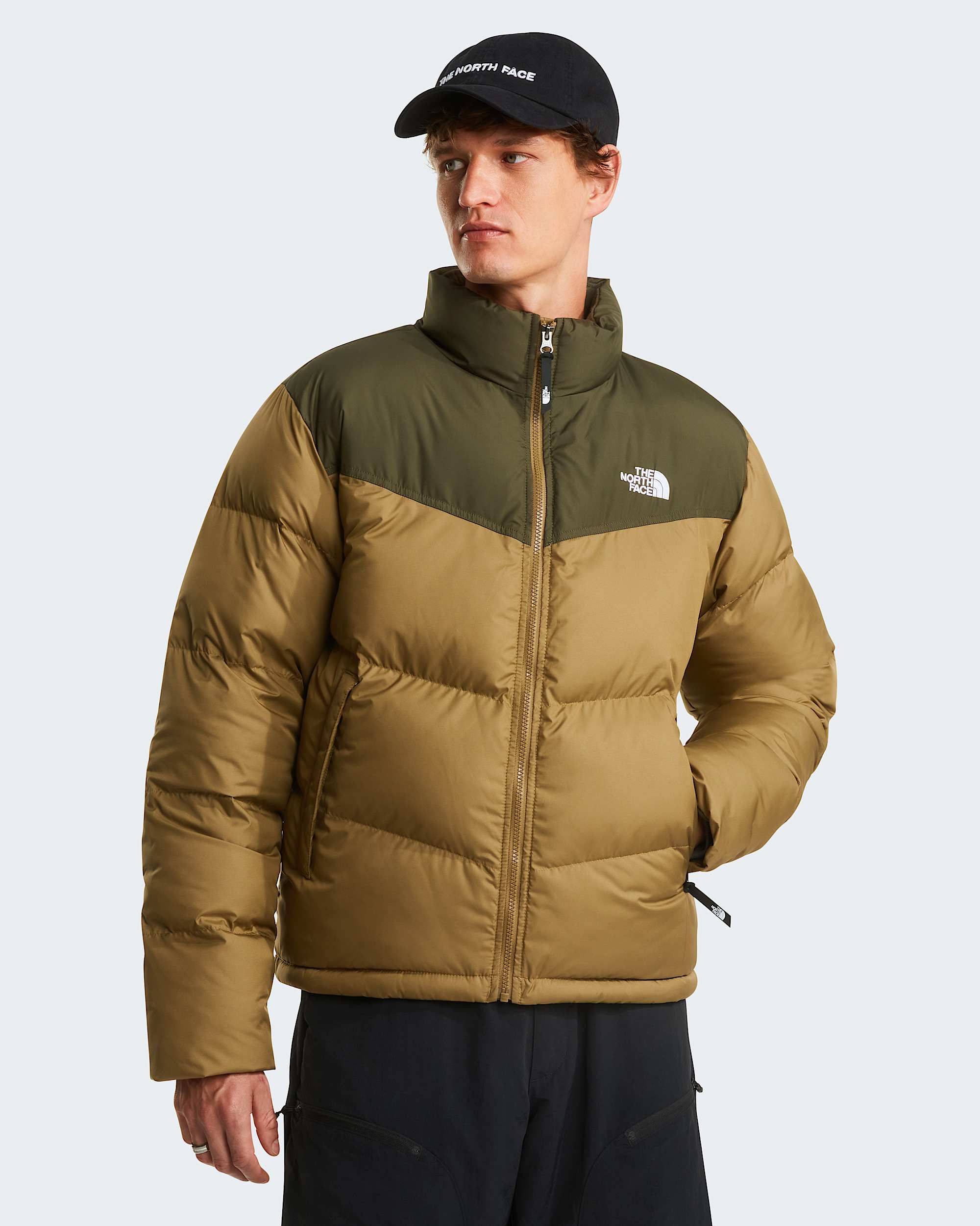 Mens Saikuru Jacket TNF New Taupe GreenCedar HERO
