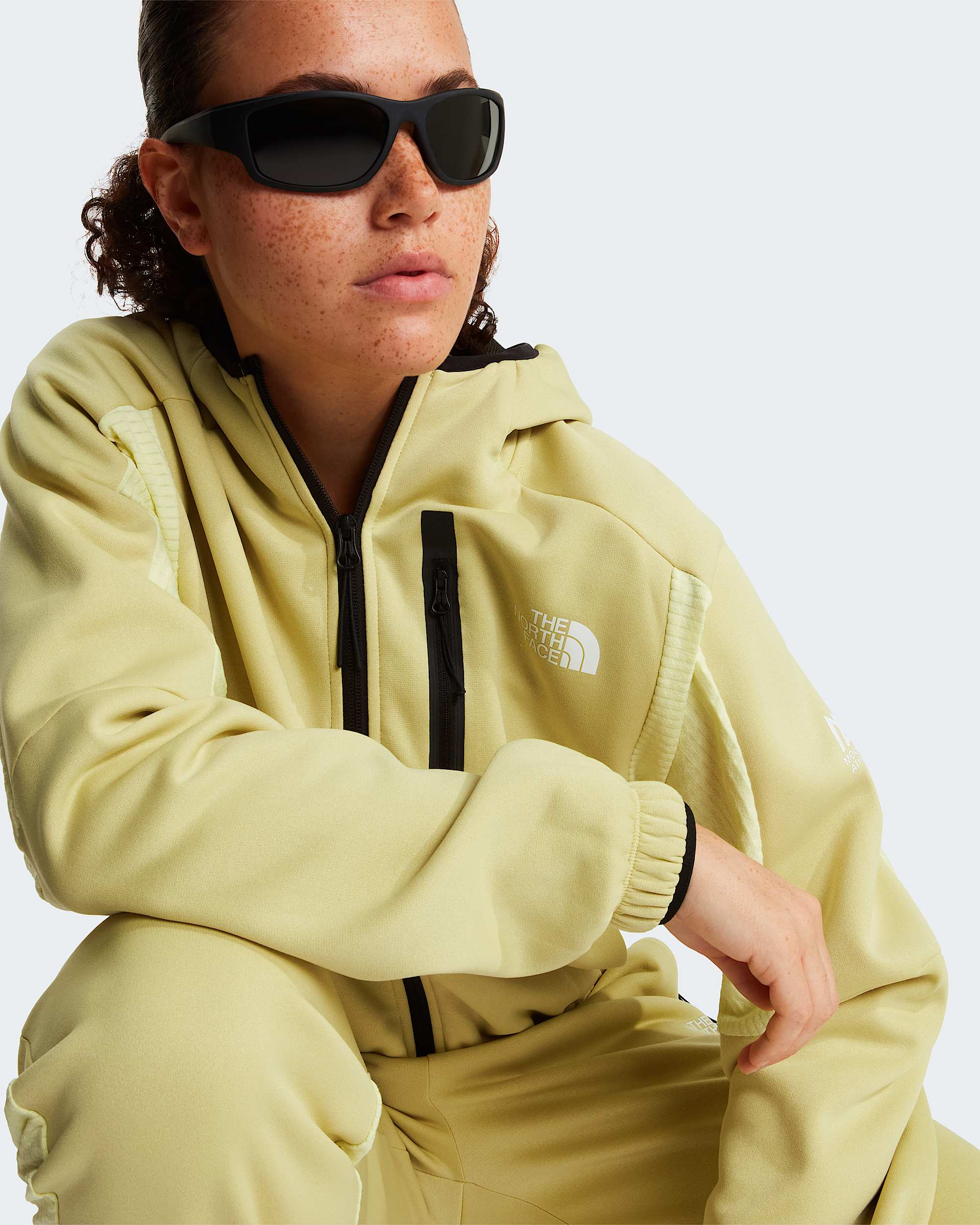 Joggers in pile Mountain Athletics da donna TNF Pear ALT7