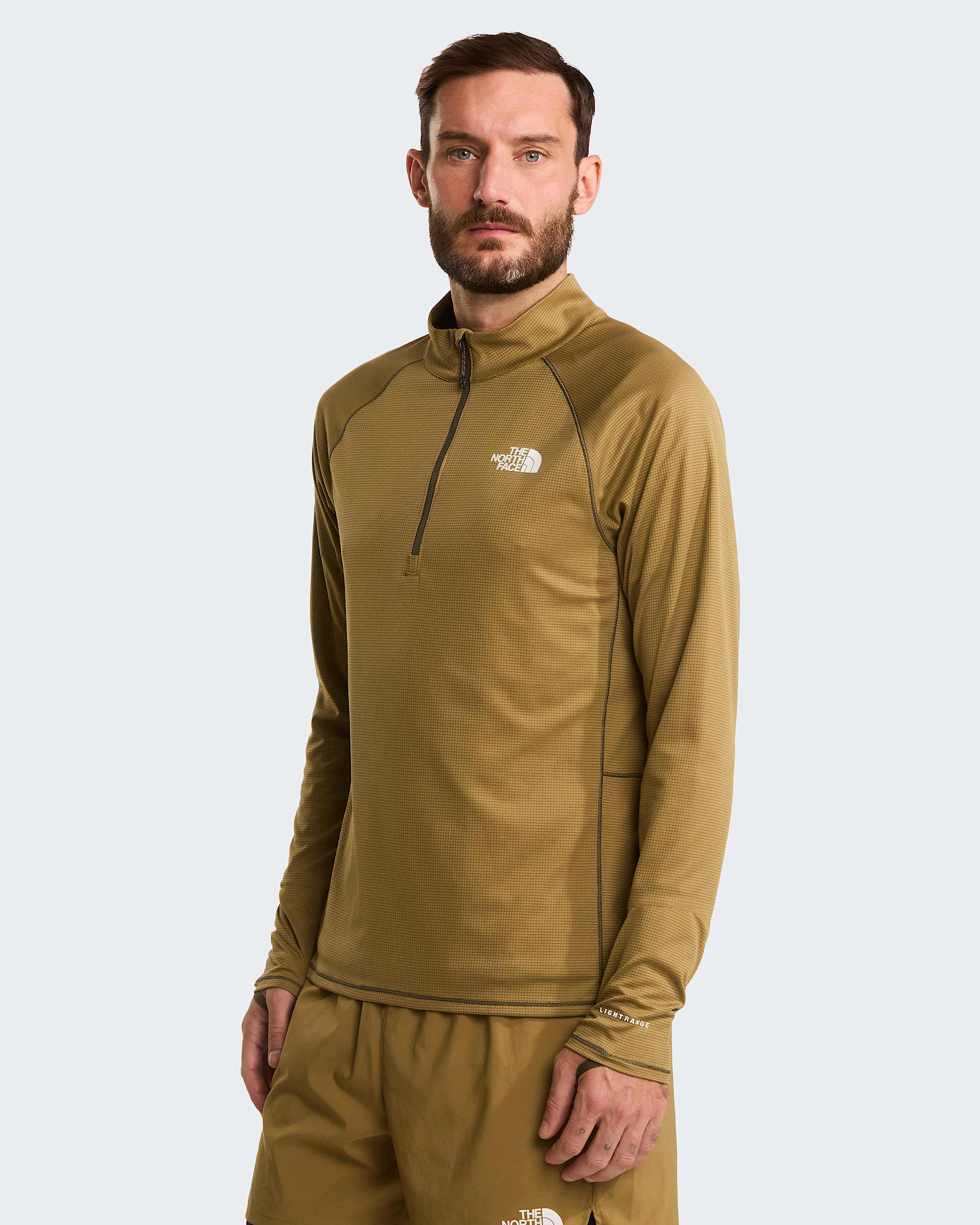 Mens Sunriser 14 Zip LongSleeve Top TNF HERO