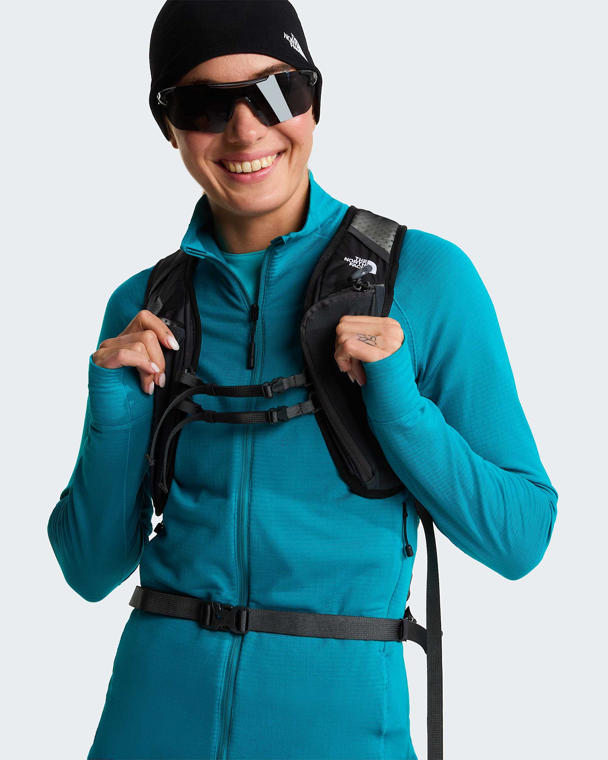 Giacca con cappuccio Bolt Polartec Power Grid da donna TNF ALT11