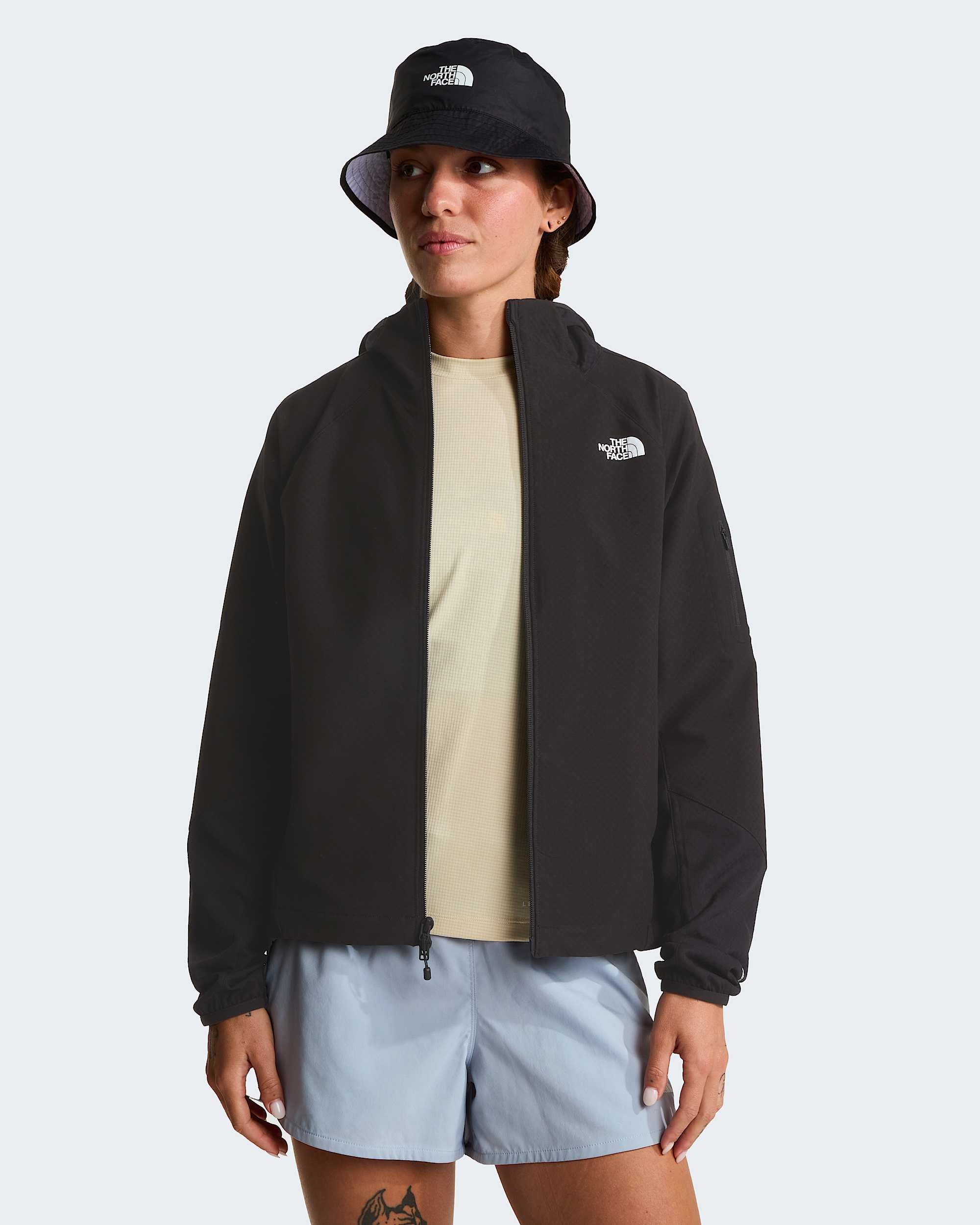 Giacca Hybrid Tek Approach con cappuccio e cerniera integrale da donna TNF alt4