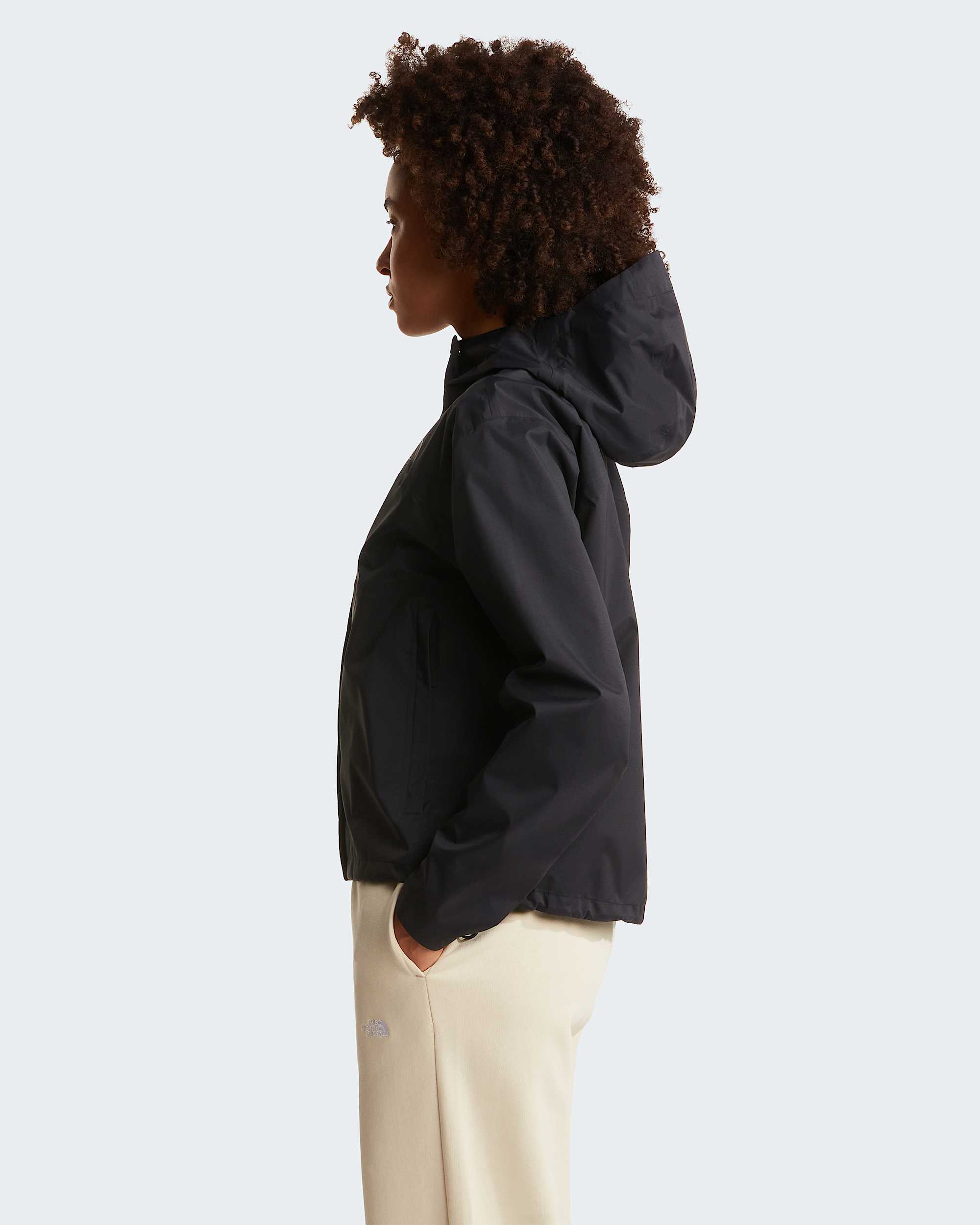 Womens Voyage Rain 3L Hooded Jacket TNF alt2