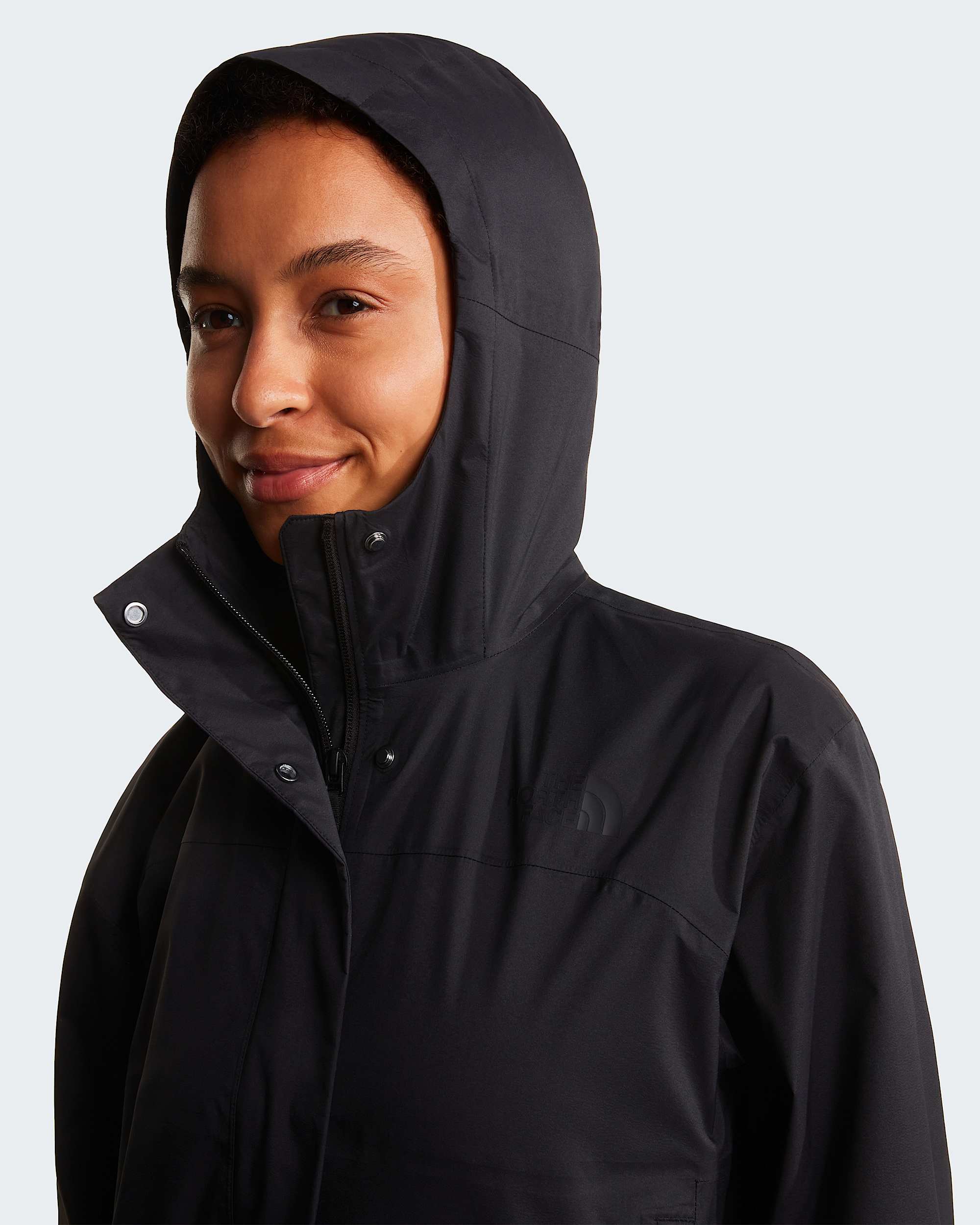 Womens Voyage Rain 3L Hooded Jacket TNF alt5