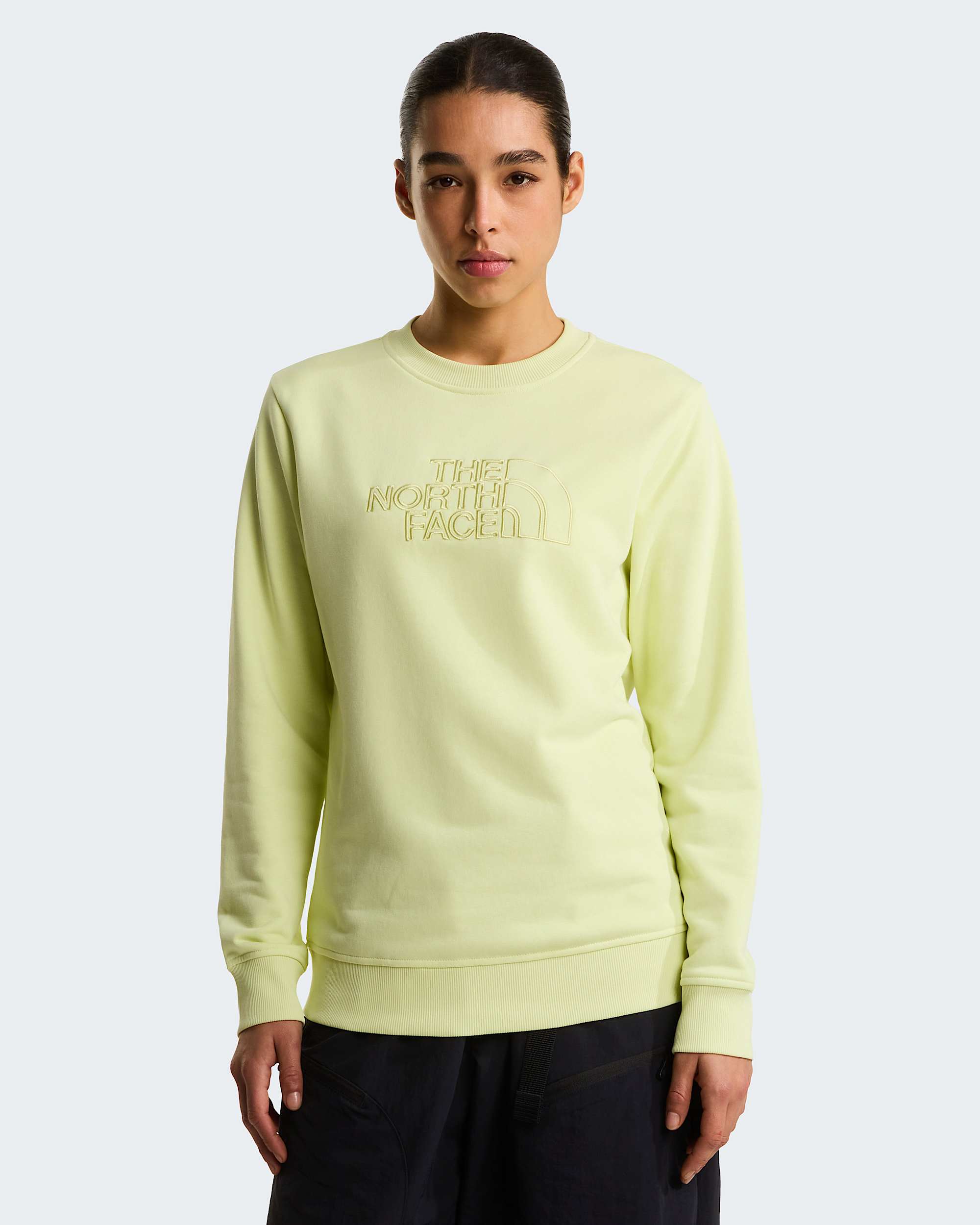 Womens Drew Peak Light Sweatshirt TNF HERO