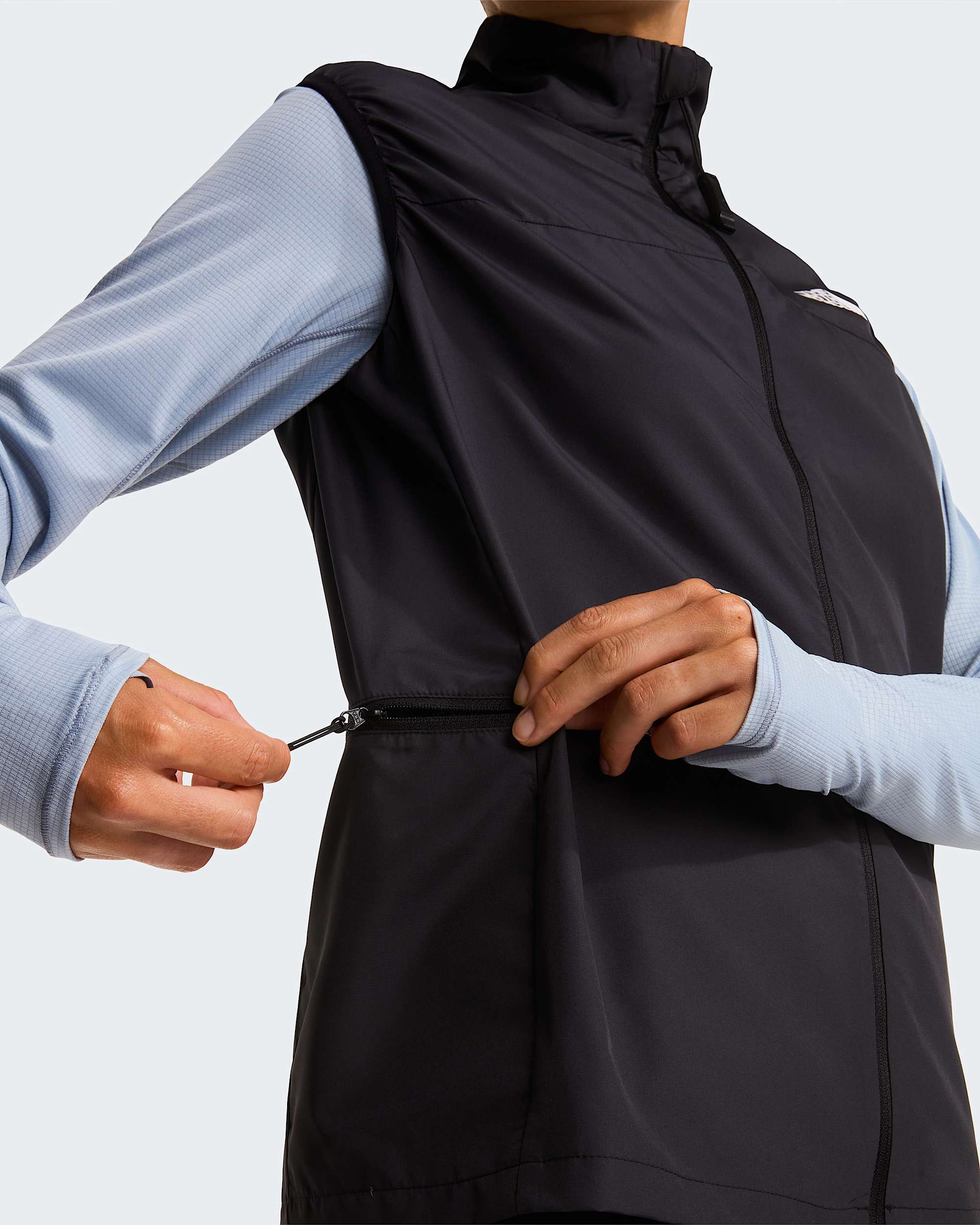 Womens Fontanales Wind Gilet TNF ALT7
