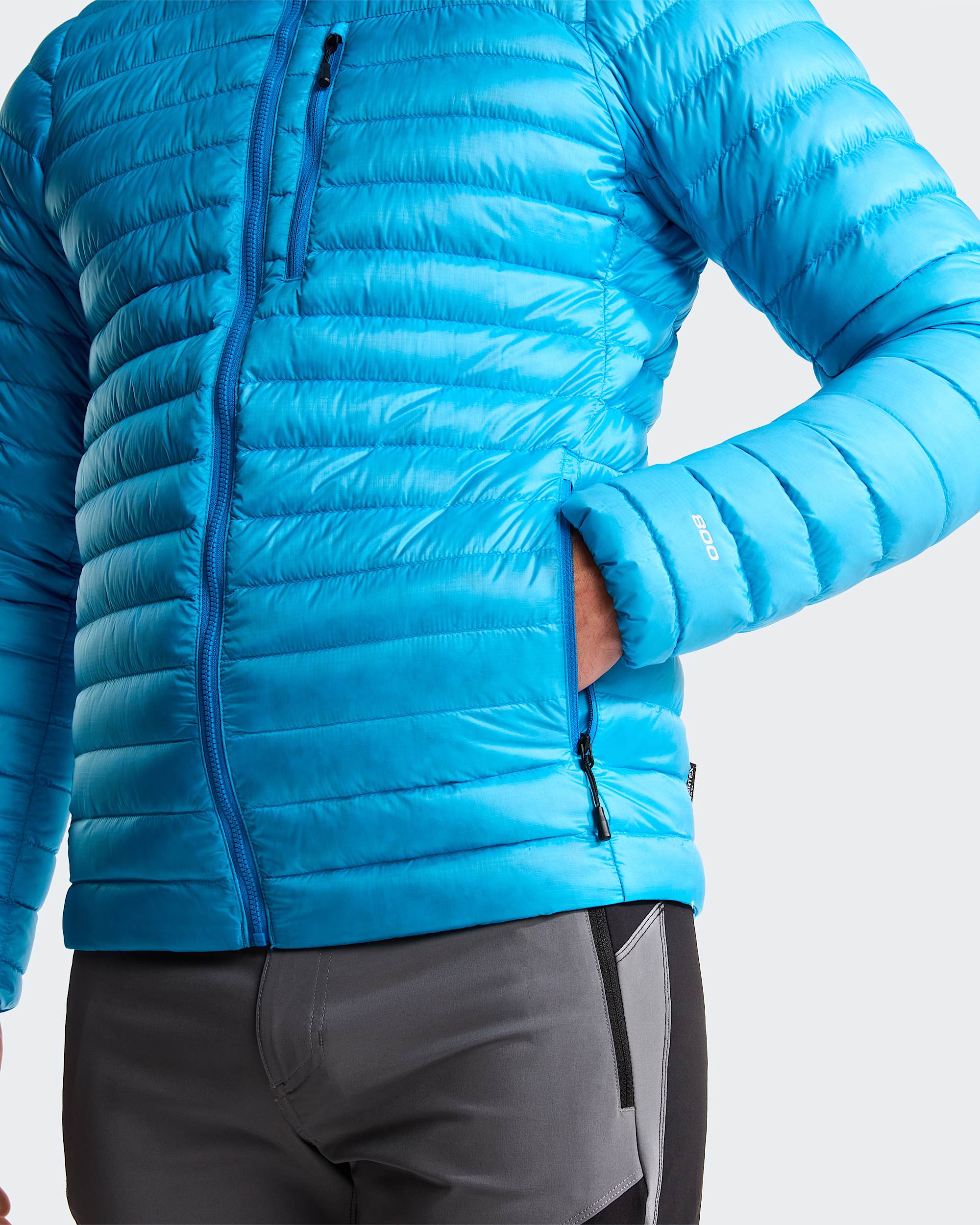 Mens Bettaforca Lightweight Down Hooded Jacket TNF ALT8
