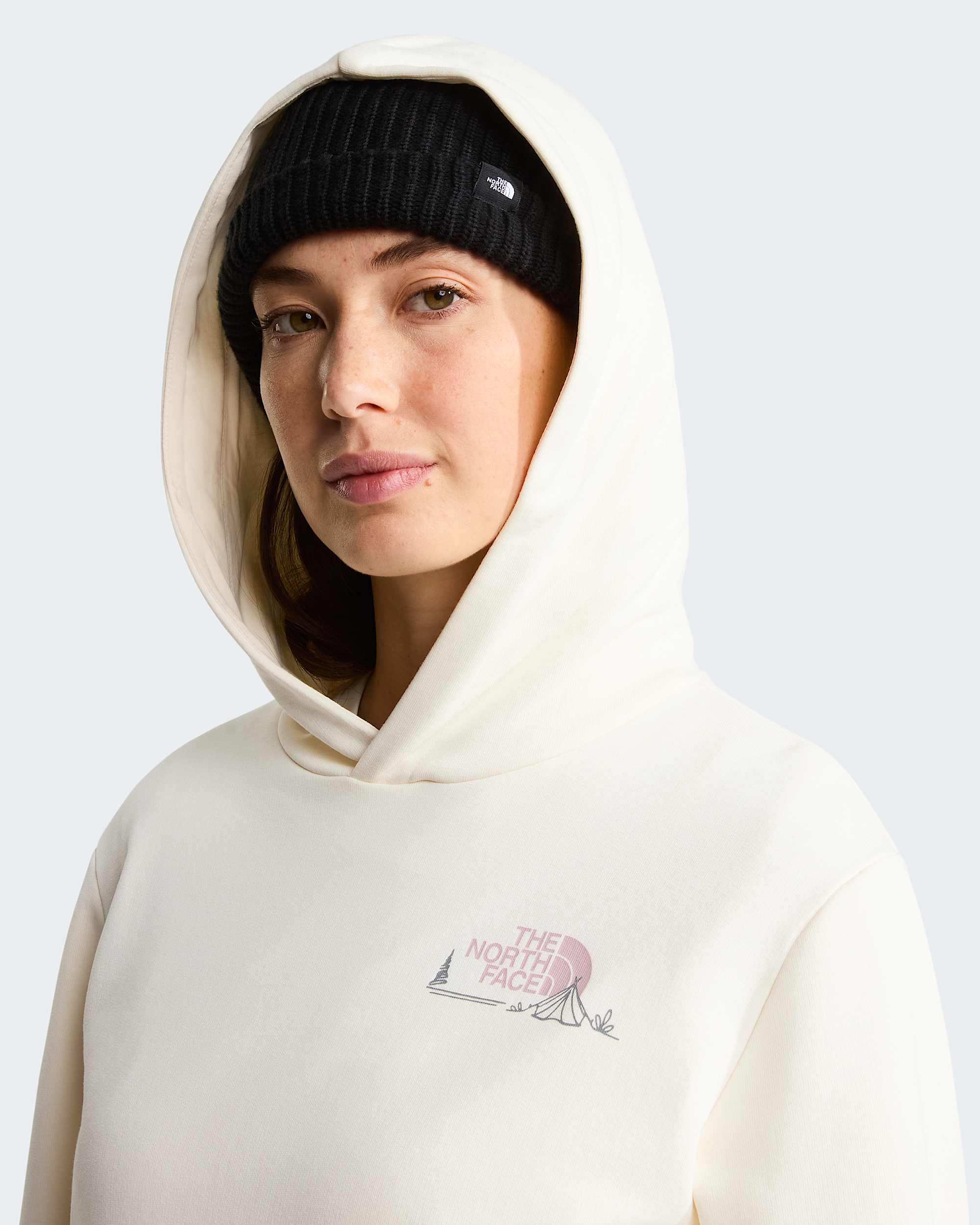 Monte Regular Graphic hoodie voor dames TNF alt4