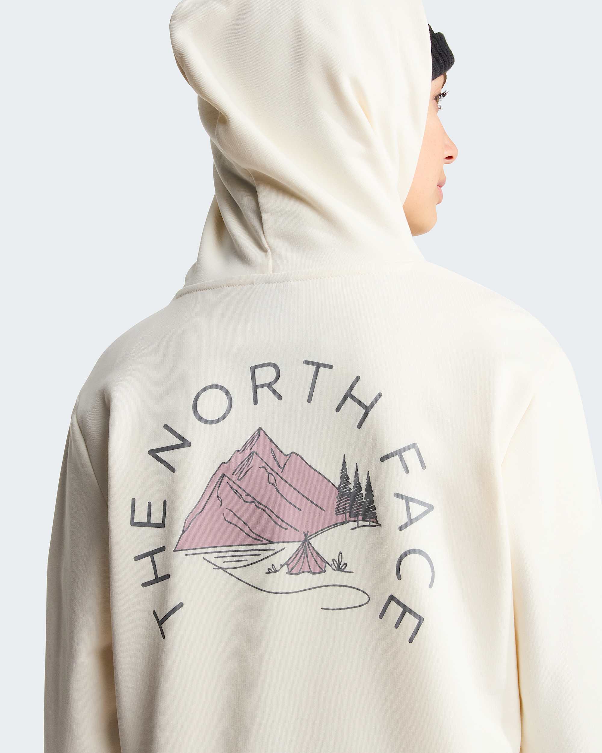 Monte Regular Graphic hoodie voor dames TNF alt5