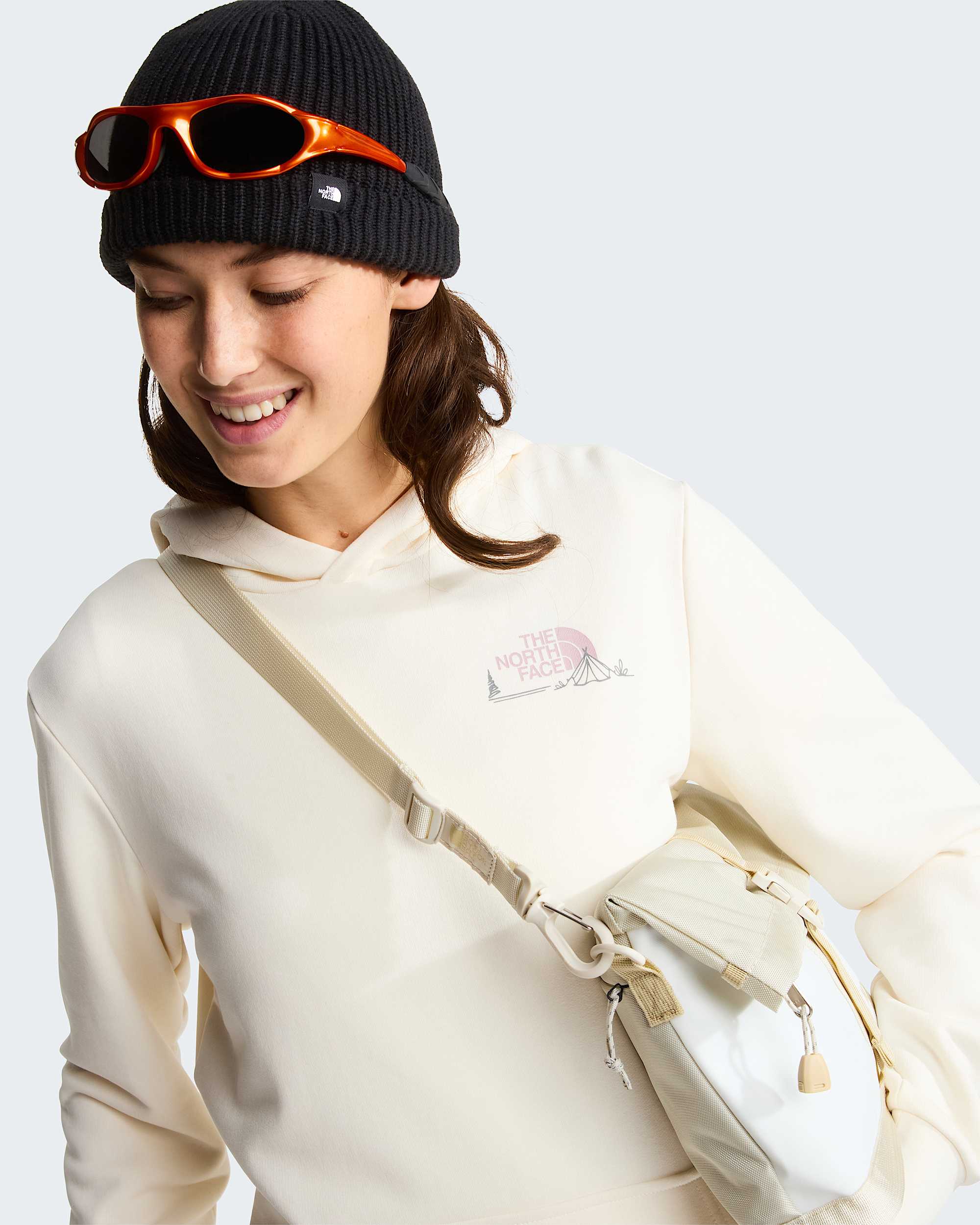 Monte Regular Graphic hoodie voor dames TNF alt7
