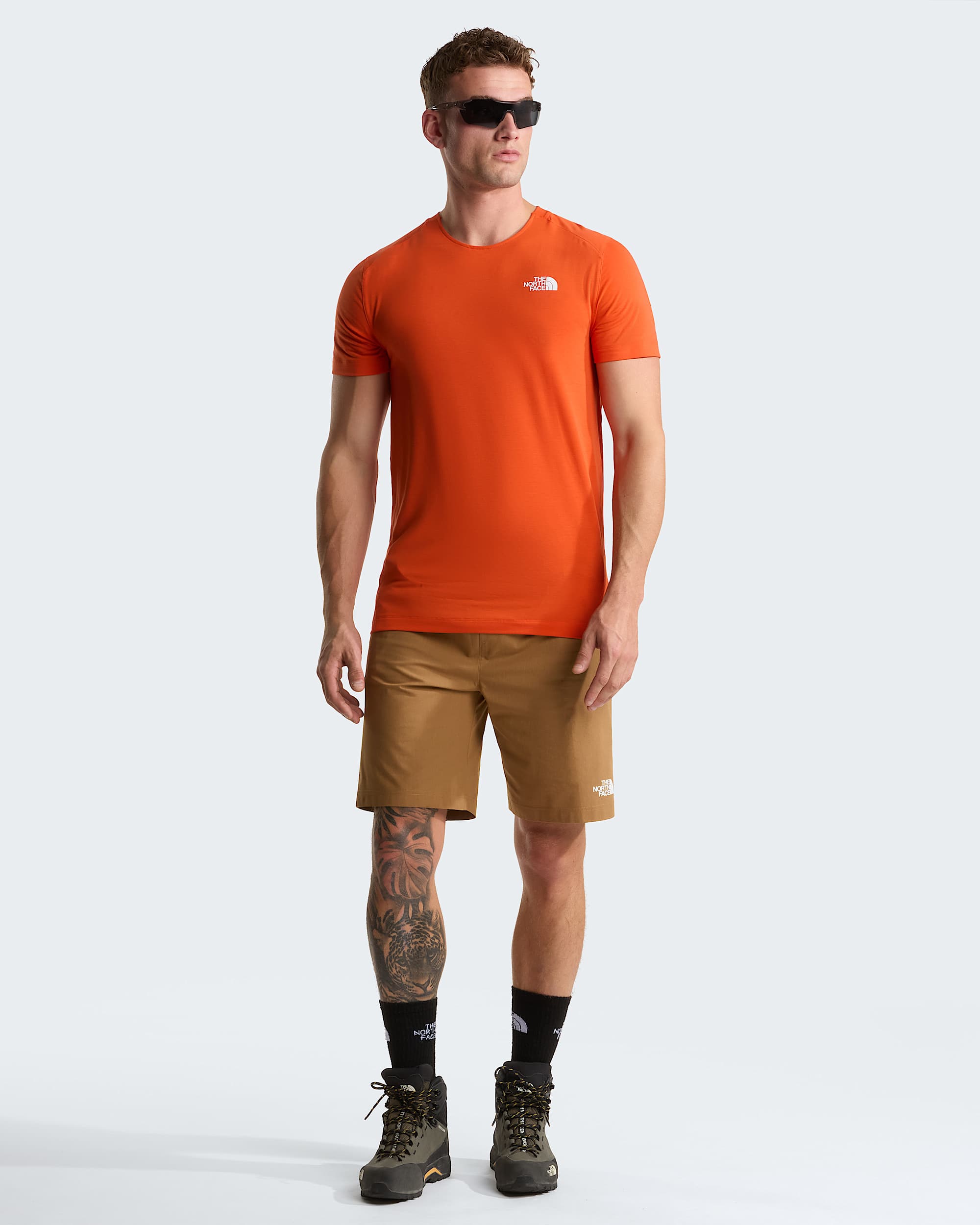 Mens Lightning Alpine TShirt TNF Lava Red ALT1